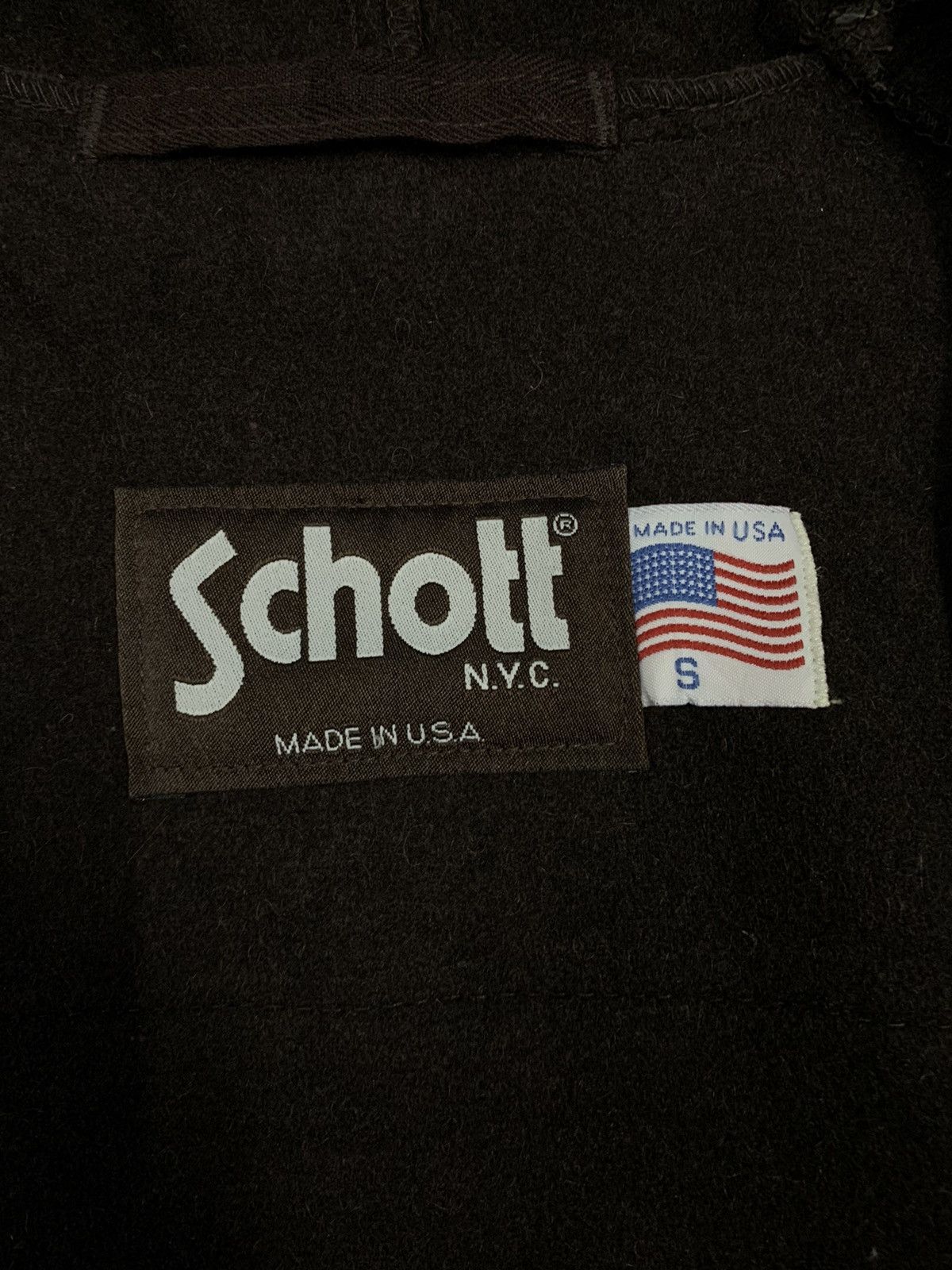 Schott Vintage Schott NYC Wool Hooded Duffle Coat Made in USA Size US S / EU 44-46 / 1 - 16 Thumbnail