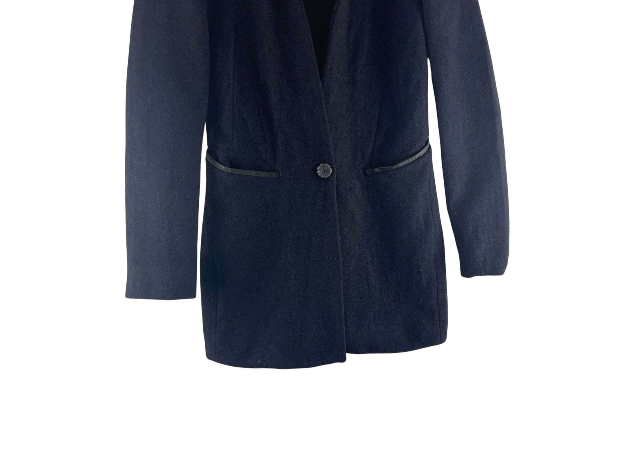 DENHAM Denham Conquer Wool Blazer Black XS Minimal Tailored Jacket Size US XS / EU 42 / 0 - 9 Thumbnail