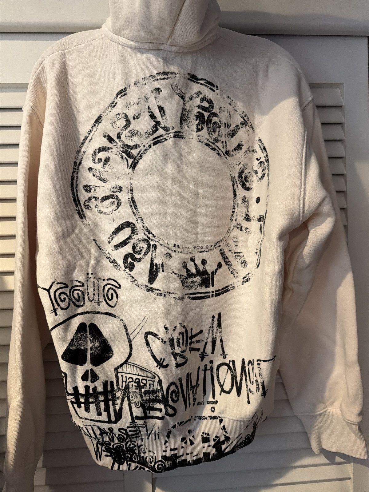 Stussy Stussy skulls dyed zip up hoodie bone small Size US S / EU 44-46 / 1 - 2 Thumbnail