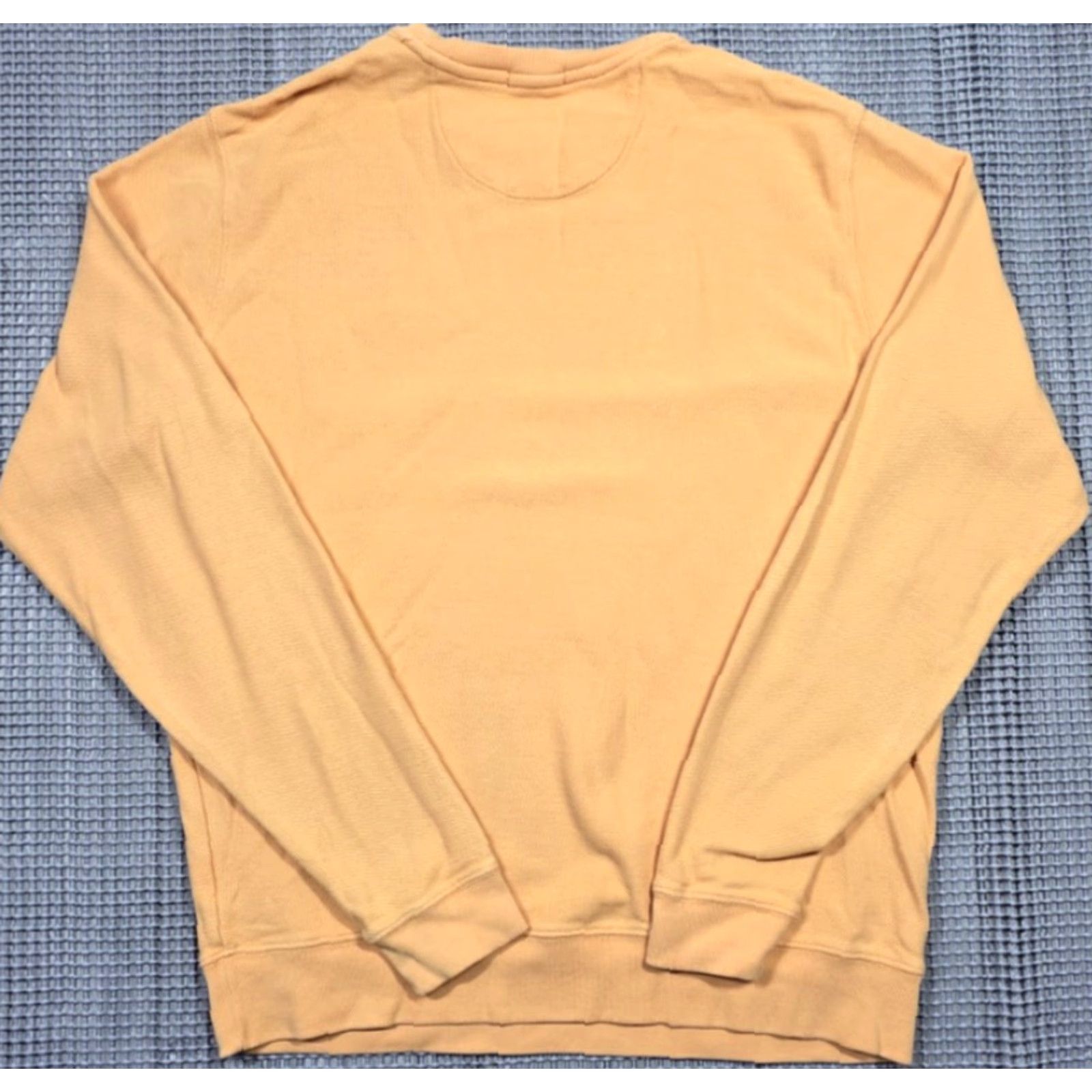 Peter Millar VINTAGE Peter Millar Pima Cotton Sweater Waffle-Knit Crew Neck Mens Orange L Lightweight (K) Size US L / EU 52-54 / 3 - 6 Thumbnail