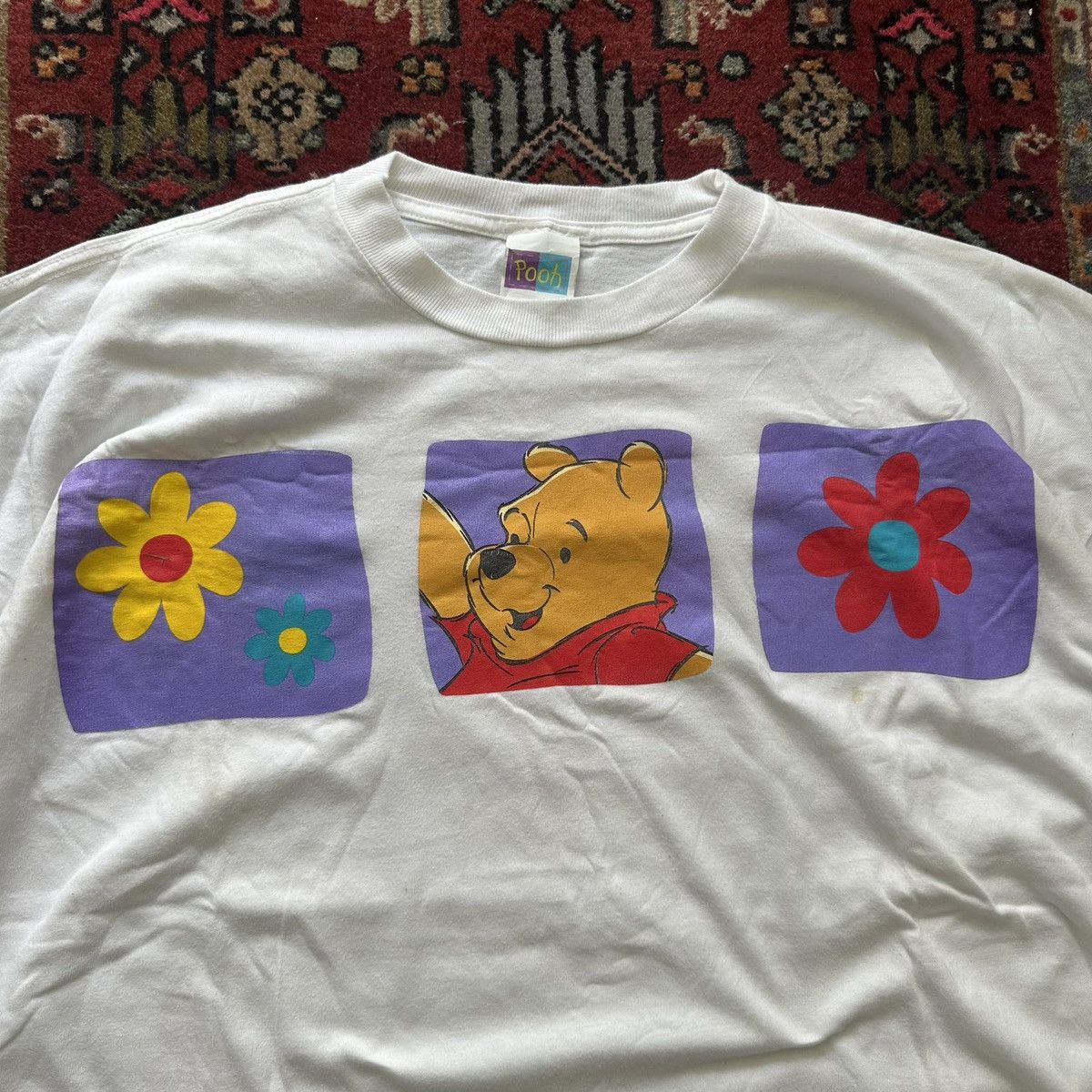 Vintage 90s Winnie the Pooh Graphic Tee Size L Vintage Disney Size US L / EU 52-54 / 3 - 5 Thumbnail