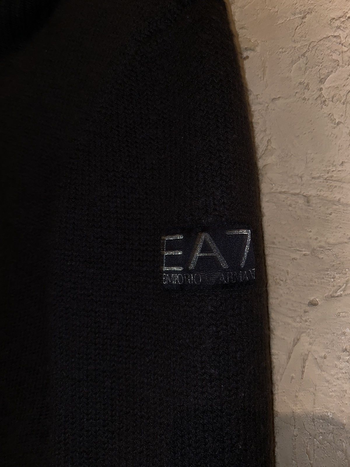Armani × Emporio Armani Armani High-Neck Zip Bomber Jacket Coat Big logo EA7 Size US M / EU 48-50 / 2 - 10 Thumbnail