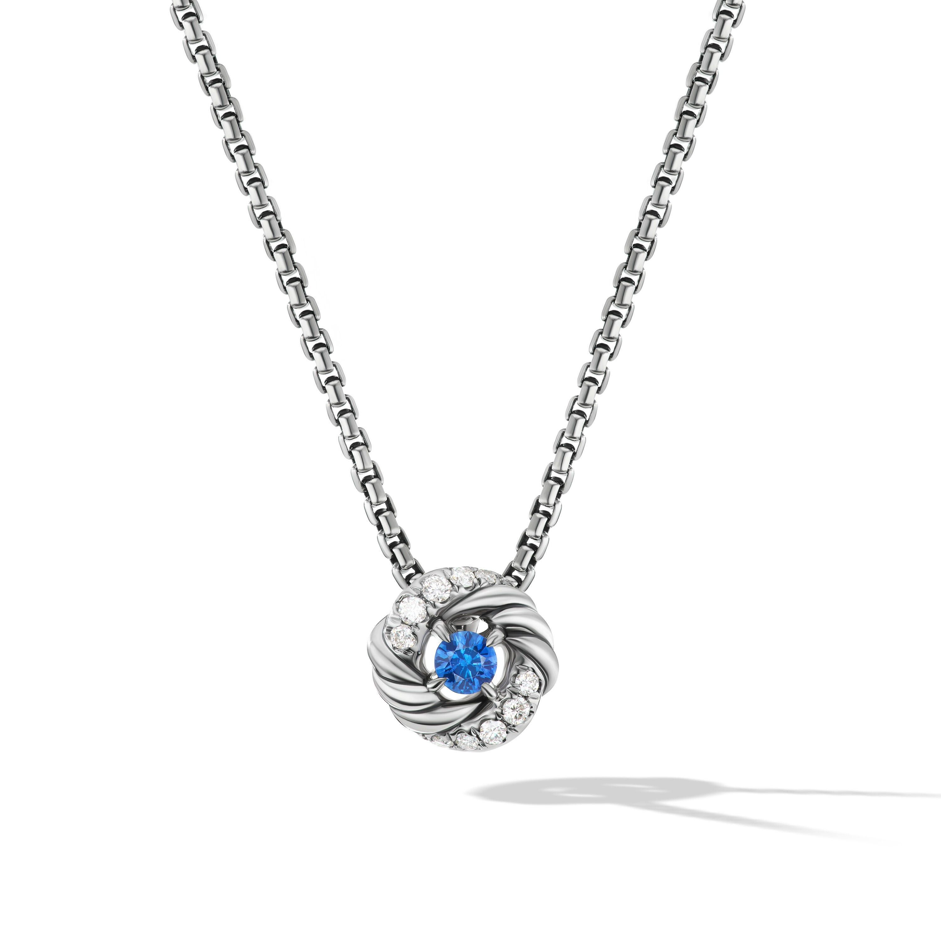 David Yurman o1w1db10325 Petite Infinity Pendant Necklace Sterling Silver Size ONE SIZE - 1 Thumbnail