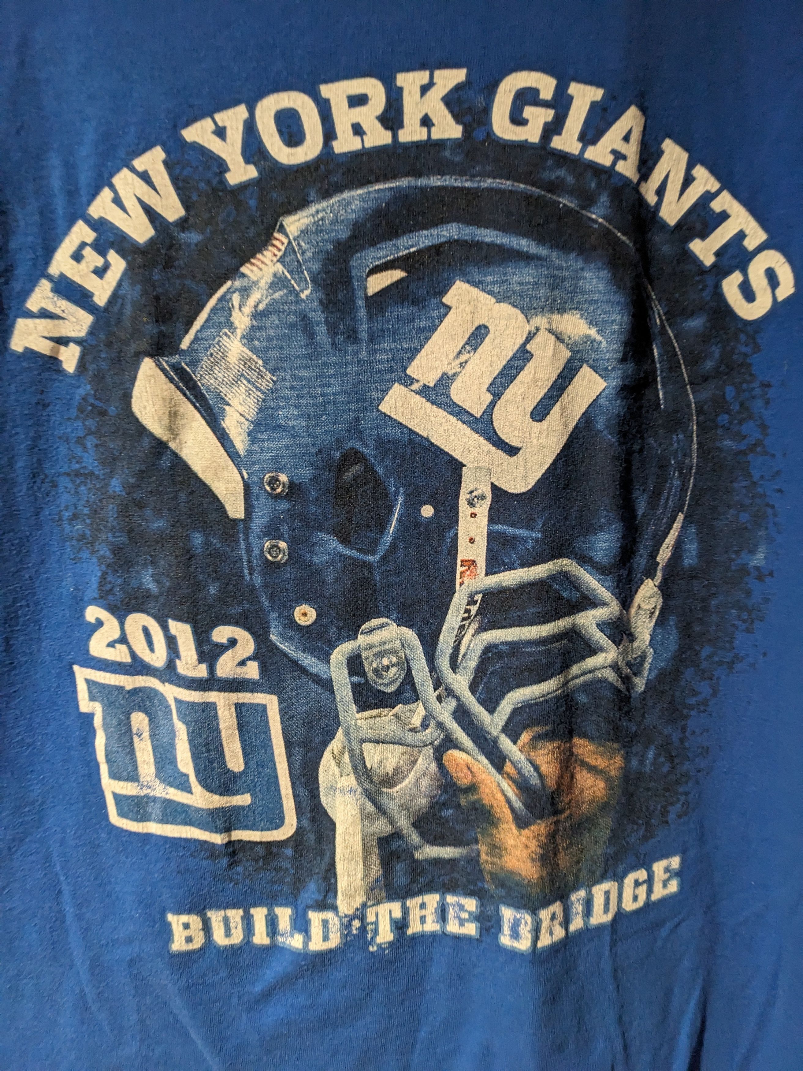 NFL × Vintage Vintage 2012 New York Giants NFL Football World T-Shirt Size US XL / EU 56 / 4 - 4 Thumbnail