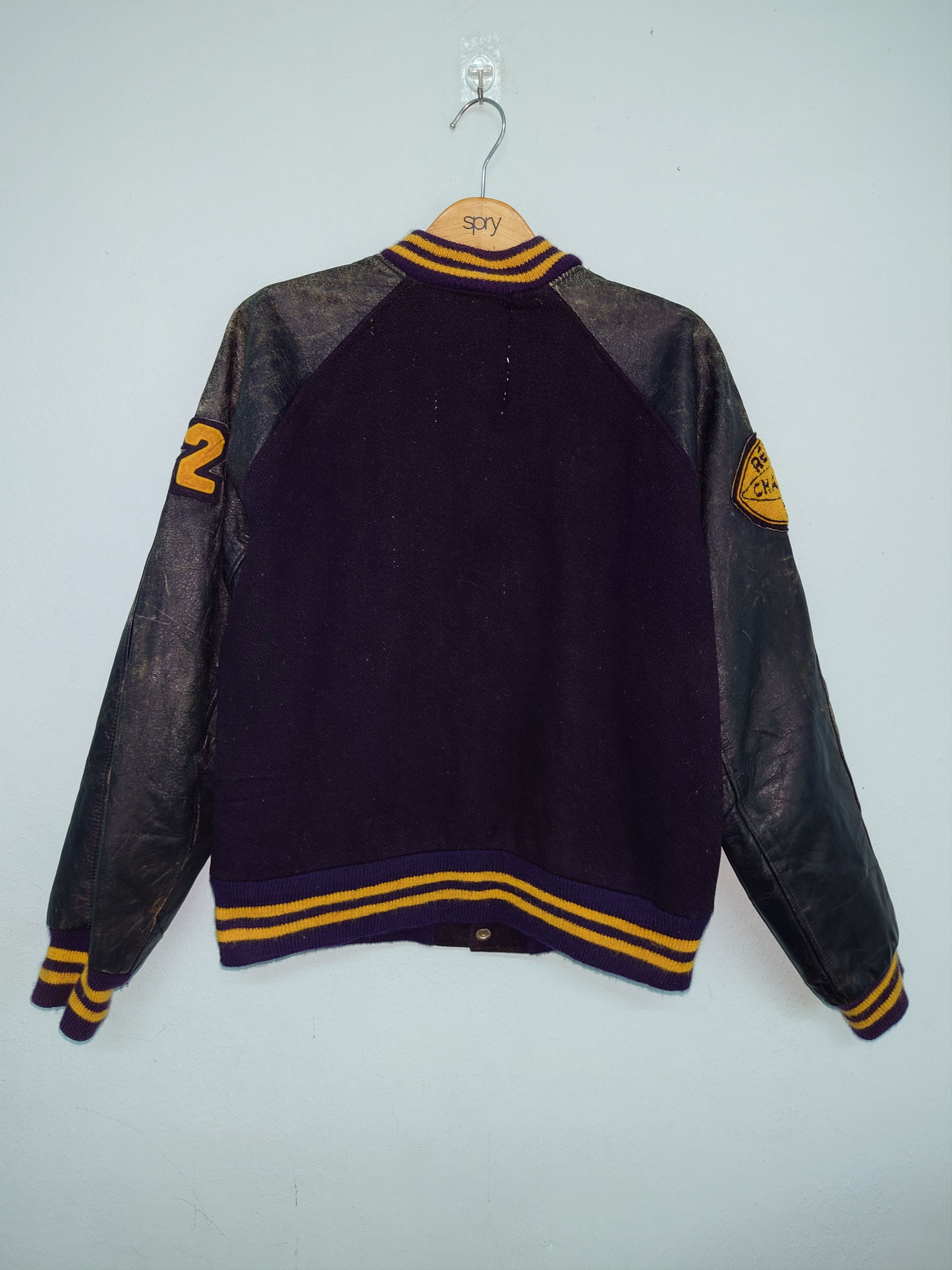 Vintage Vintage 70s Speedline Athletic Wear Letterman Jacket Size US L / EU 52-54 / 3 - 2 Thumbnail