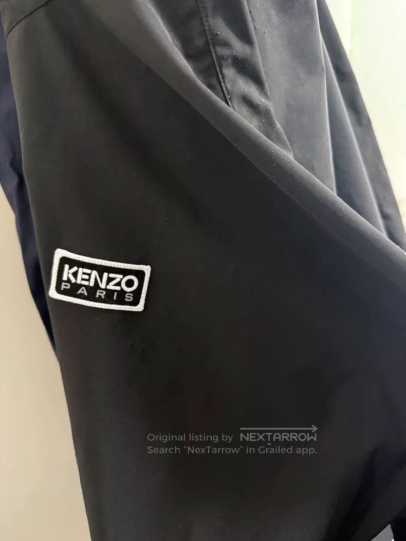 Kenzo Kenzo Black Nylon Windbreaker - Waterproof Size L / US 10 / IT 46 - 1 Thumbnail