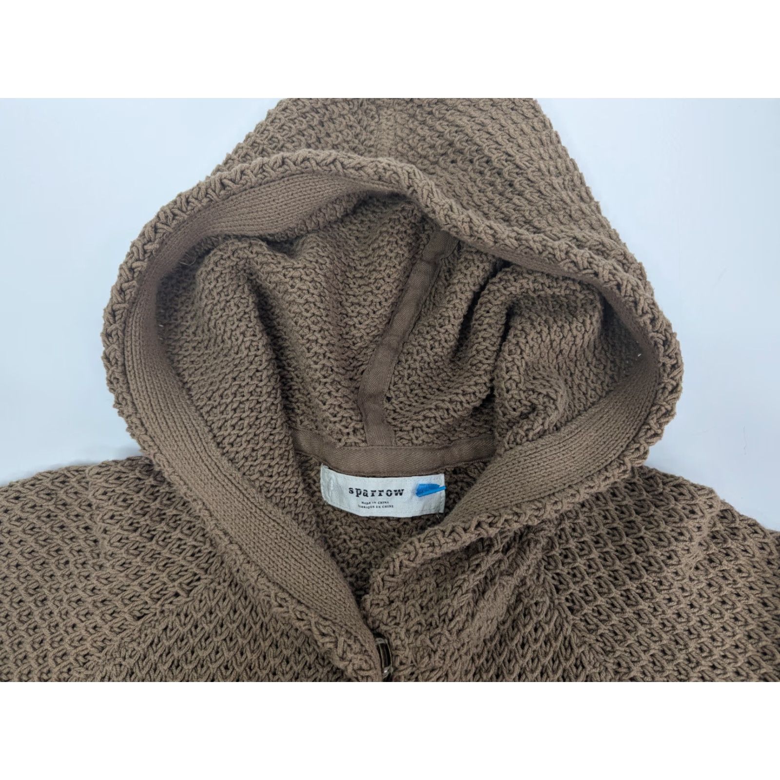Anthropologie VINTAGE Anthropologie Sparrow Brown Snap Cardigan Hoodie Sweater Women's XS Size XS / US 0-2 / IT 36-38 - 7 Thumbnail