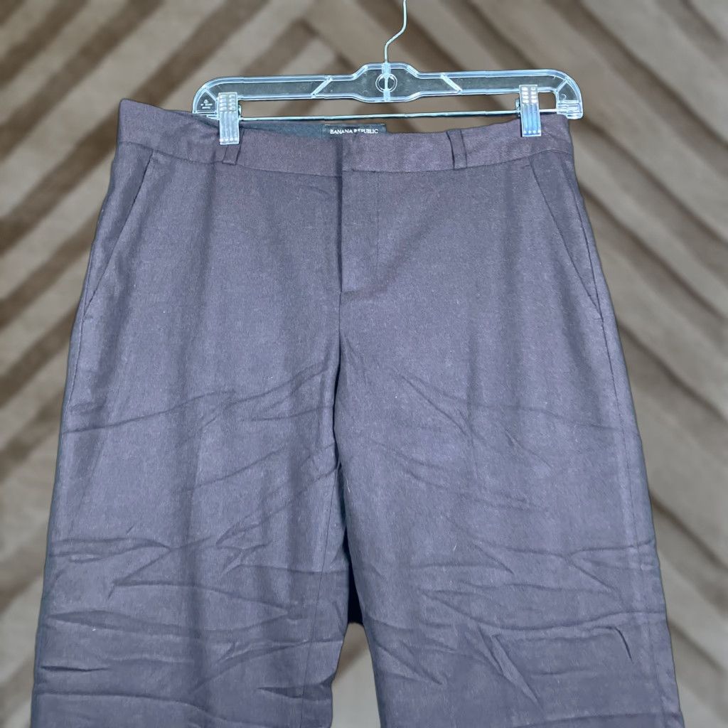 Banana Republic VINTAGE Banana Republic Women Pants Brown Martin Fit High Rise Straight Stretch 8 Size 24" / US 00 / IT 34 - 1 Thumbnail