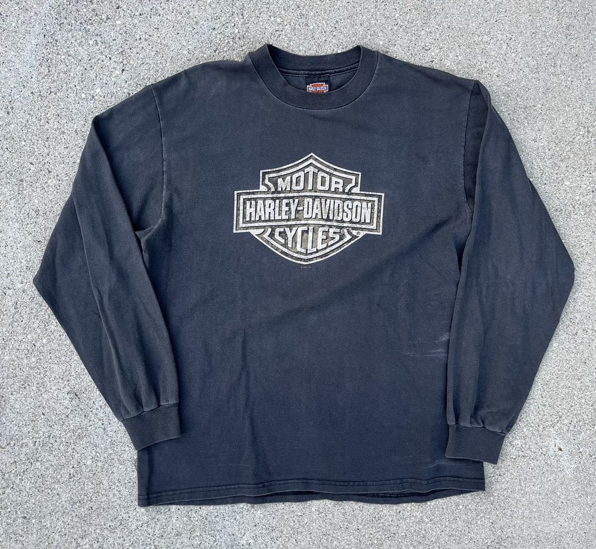 Vintage Vintage Harley Davidson Long Sleeve T-Shirt 1997 Biker Size US M / EU 48-50 / 2 - 7 Thumbnail