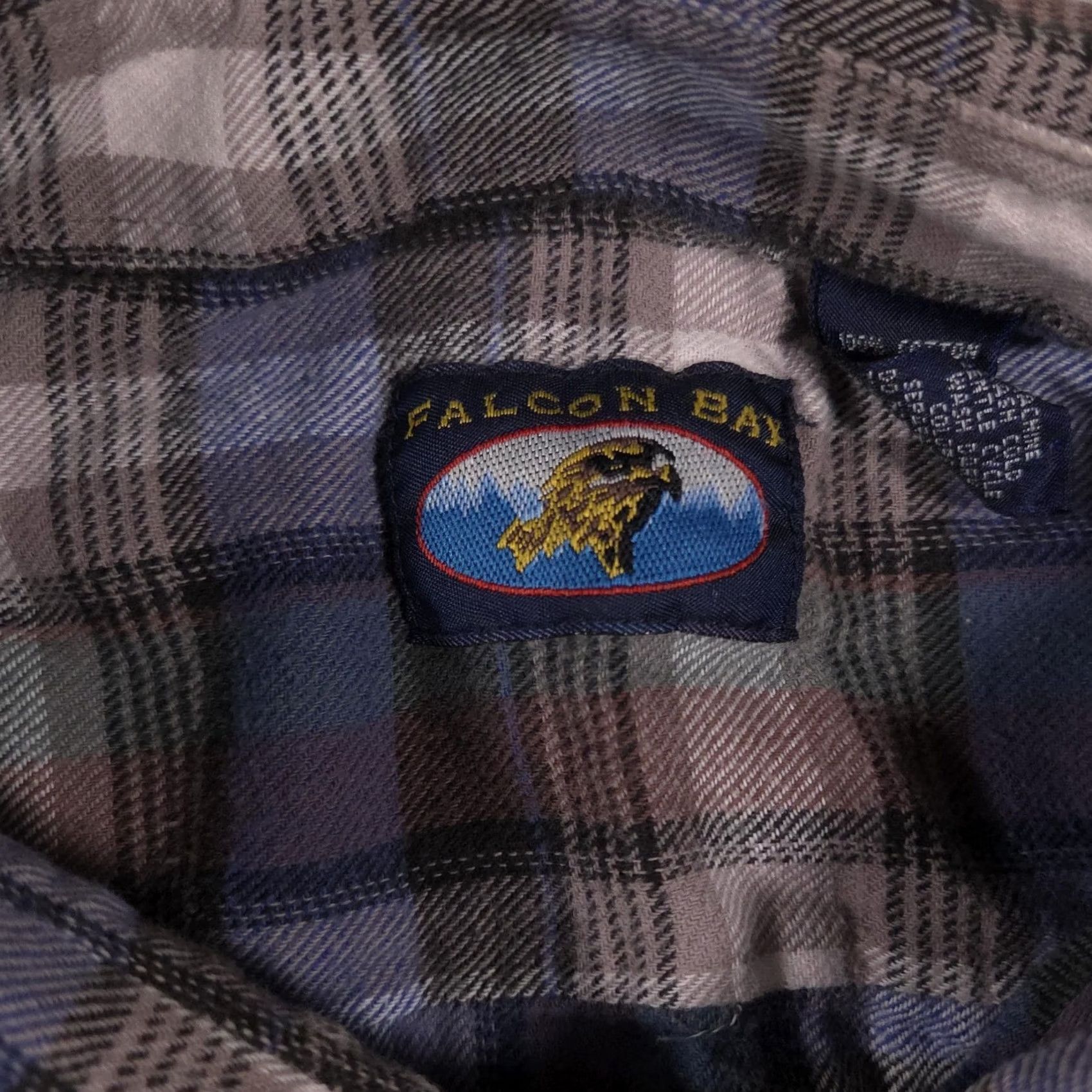 Vintage Falcon Bay Shirt Mens 3XL Plaid Western Pearl Snap Long Sleeve Cowboy Rodeo Size US XXL / EU 58 / 5 - 6 Thumbnail