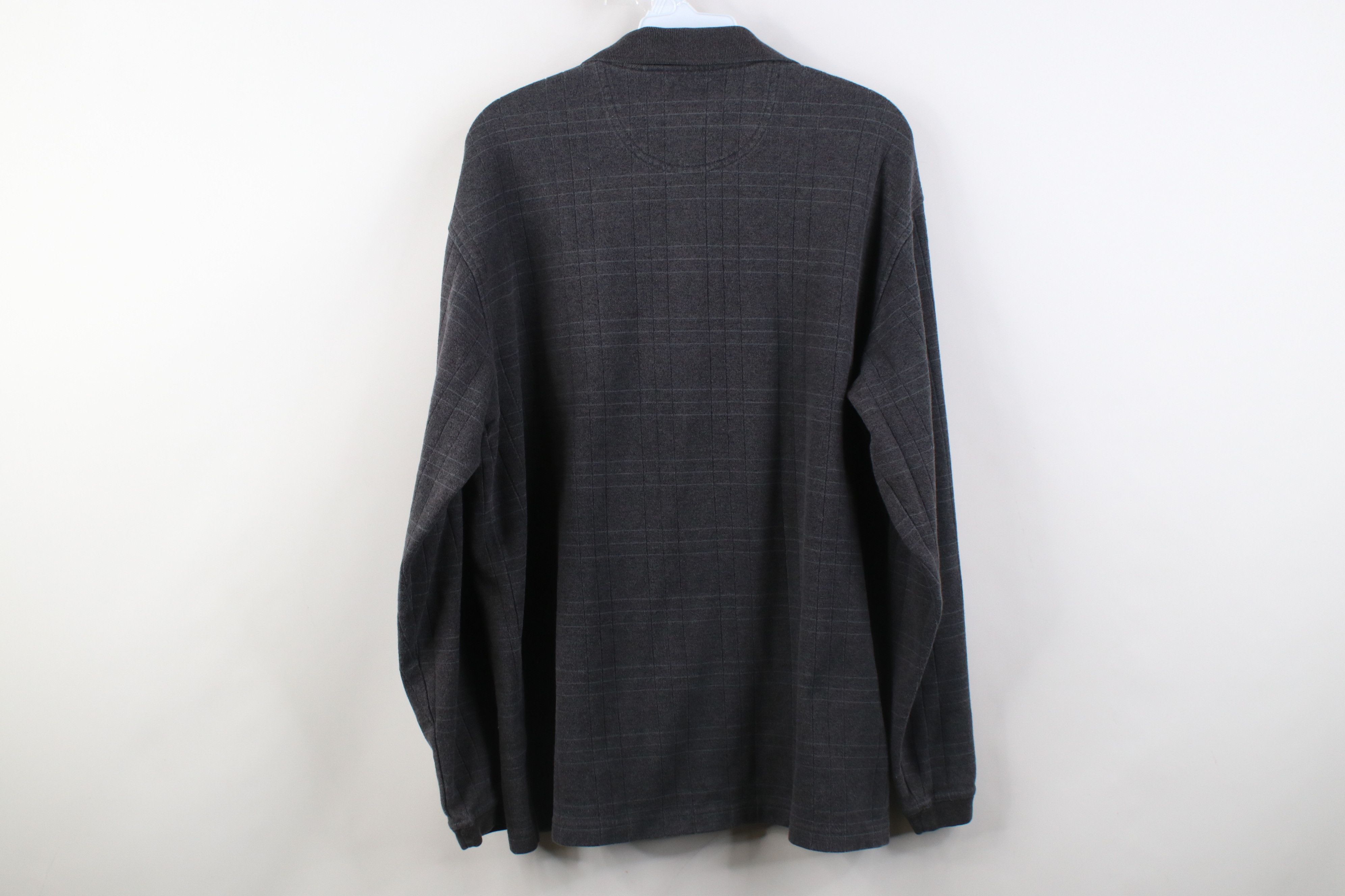 Vintage Vintage 90s Y2K Streetwear Knit Long Sleeve Rugby Polo Shirt Size US L / EU 52-54 / 3 - 8 Thumbnail