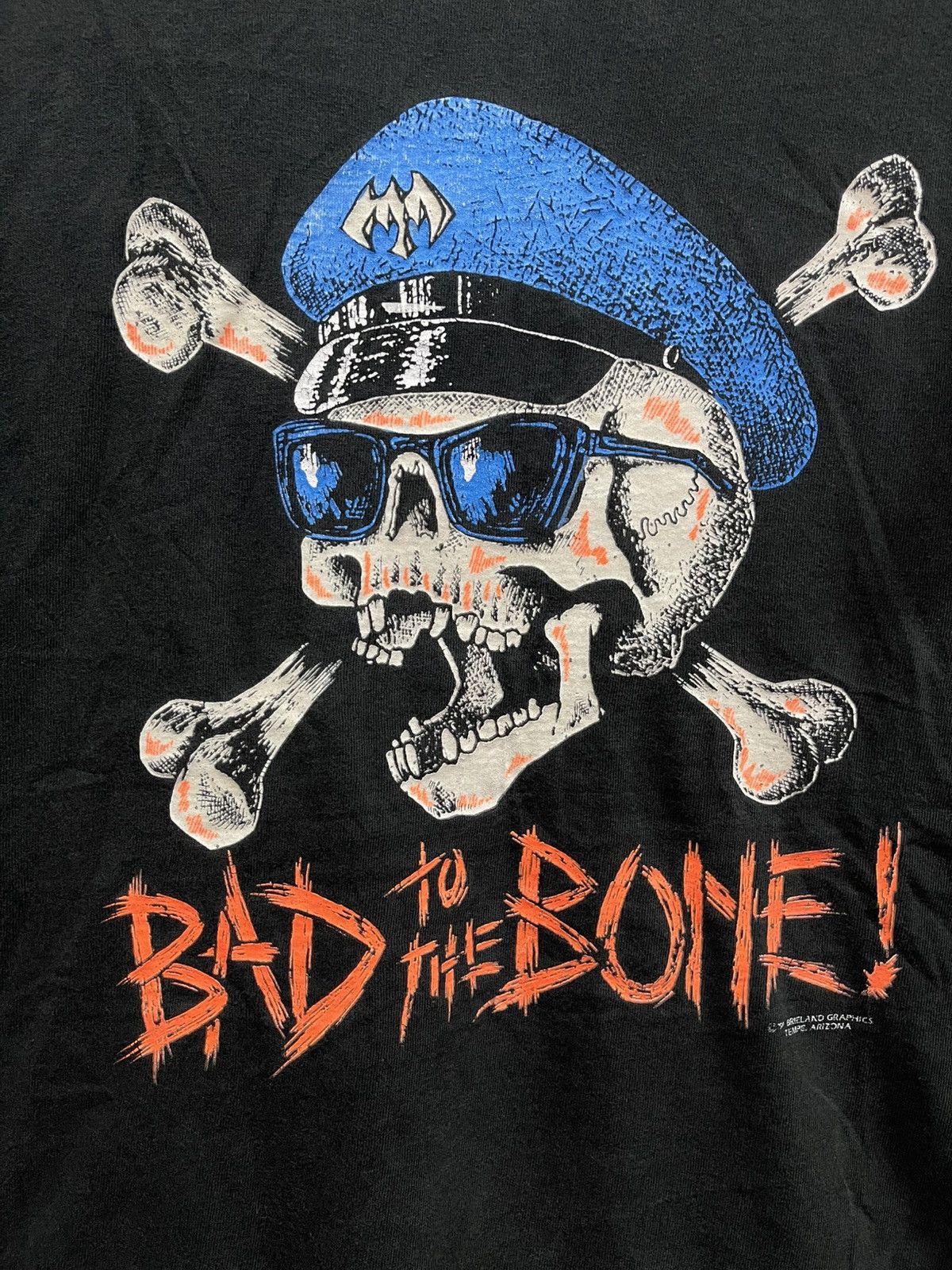 Vintage Vintage Bad To The Bone Biker🔥🔥🔥 Size US L / EU 52-54 / 3 - 2 Thumbnail