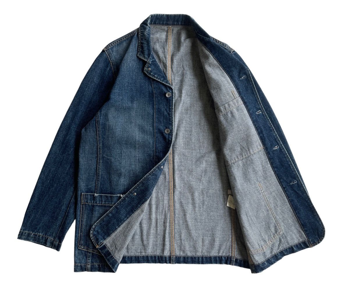 Japanese Brand Japanese Oversize Denim Workers Jacket Size US M / EU 48-50 / 2 - 3 Thumbnail
