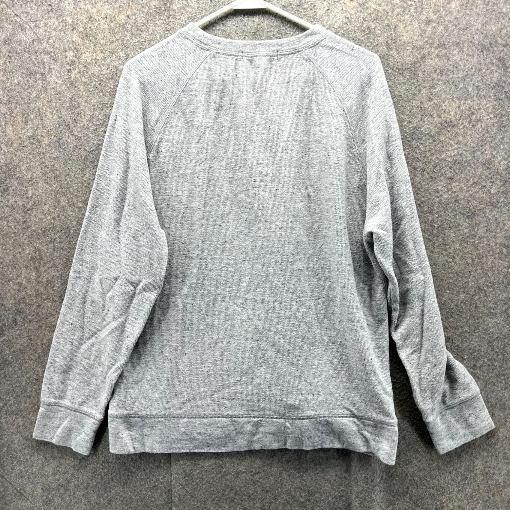 Banana Republic BANANA REPUBLIC Sweater Mens Large Gray Crewneck Pullover Fleece Long Sleeve Cotton All Seasons Regular Fit Vintage: No Size US L / EU 52-54 / 3 - 2 Thumbnail