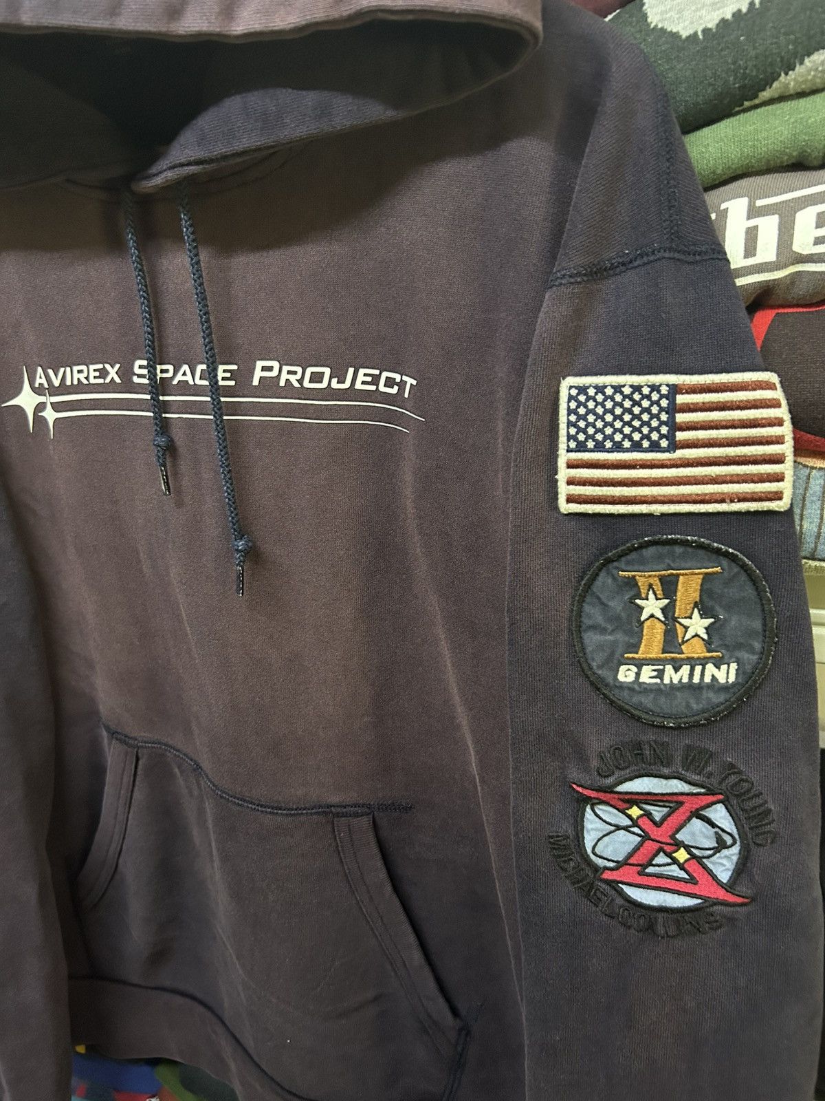 Avirex 🔥Rare Sunfaded Avirex Space Project GT-10 Astronout Size US L / EU 52-54 / 3 - 2 Thumbnail