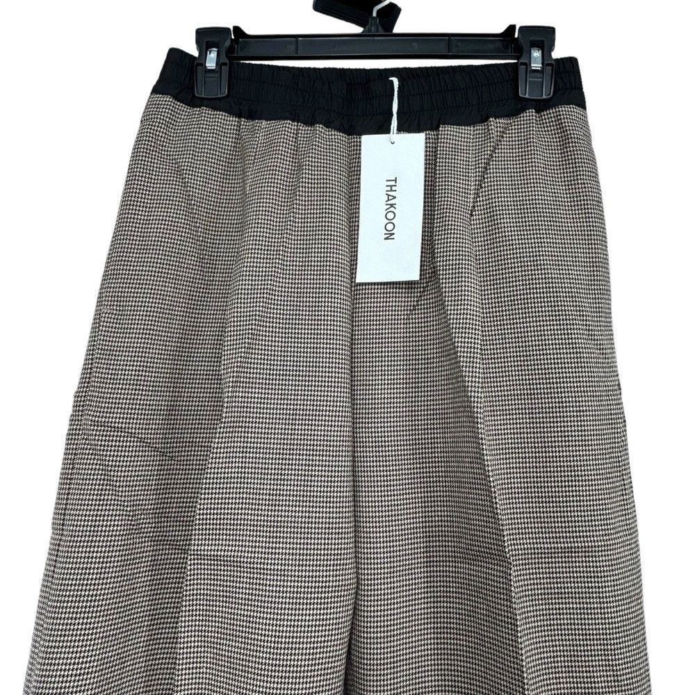 THAKOON THAKOON SMOCK WAIST RIBBED WIDE LEG TROUSERS TWET003268 WC Size 26" / US 2 / IT 38 - 4 Thumbnail