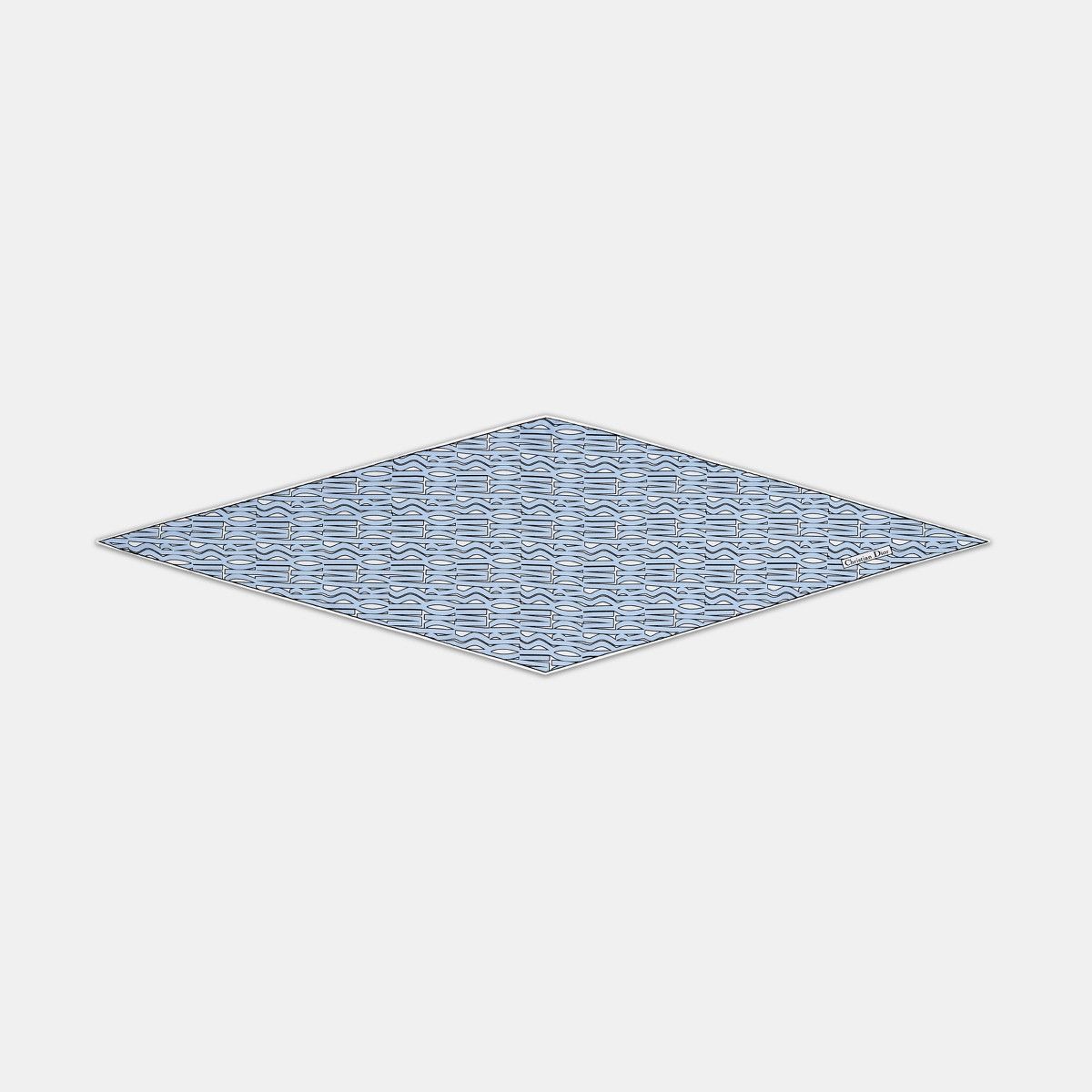 Dior o1bcso1str0226 Size:OS/Allover Diamond in White/Pale Blue Size ONE SIZE - 1 Thumbnail