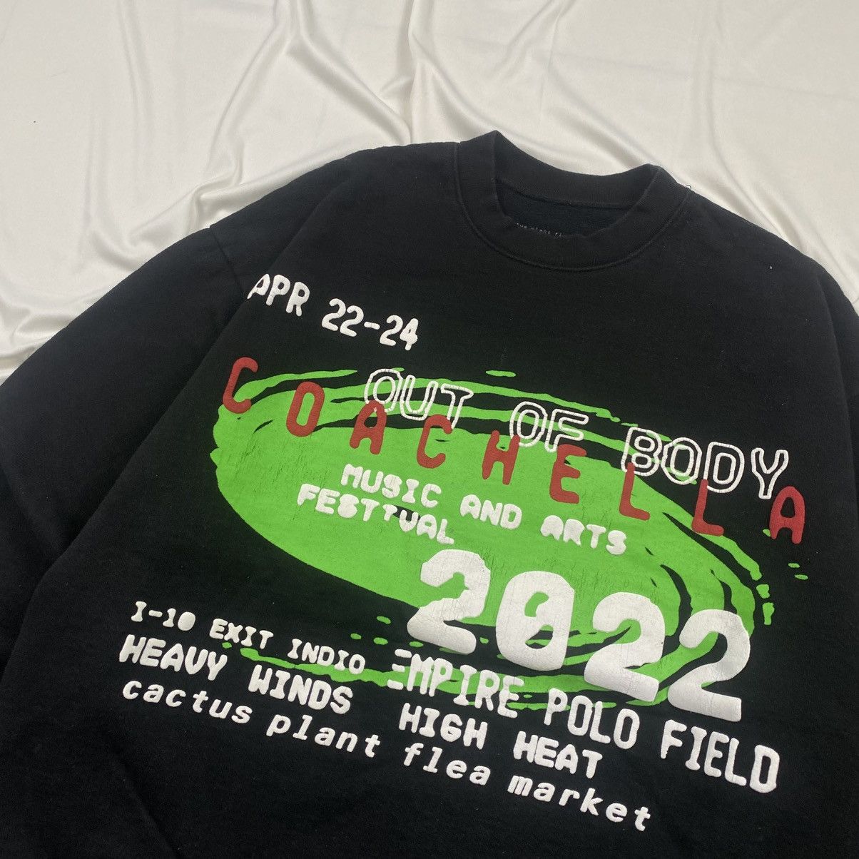 Cactus Plant Flea Market 2022 Coachella Festival Tour Crewneck Size US XL / EU 56 / 4 - 2 Thumbnail