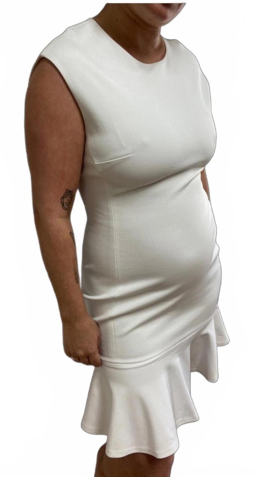 Polo Ralph Lauren Polo Ralph Lauren 6 White Stretch Knit Sheath Dress Size M / US 6-8 / IT 42-44 - 1 Thumbnail