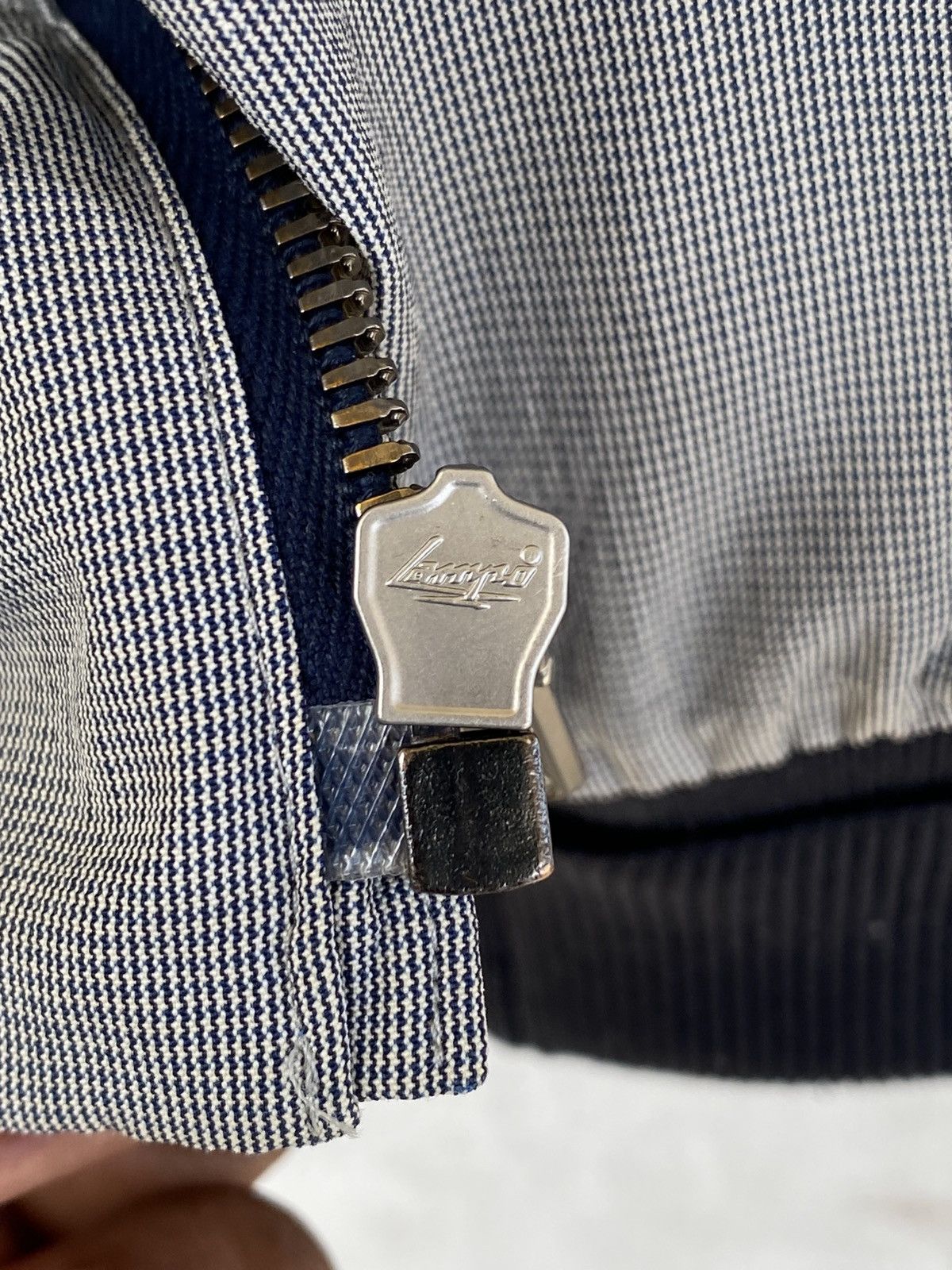 Alfred Dunhill Dunhill Light Blue Zip-Up Bomber Jacket | Made in Italy Size US L / EU 52-54 / 3 - 14 Thumbnail