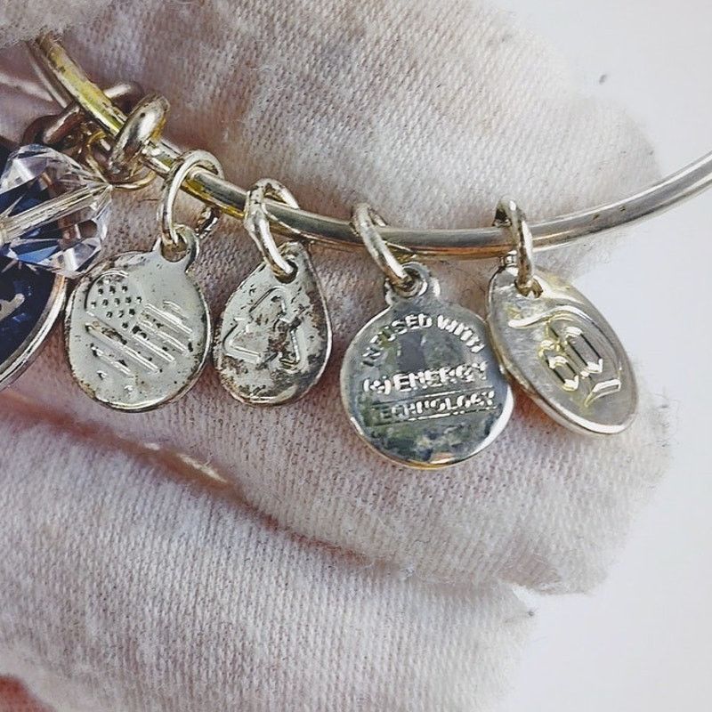 Disney Alex and Ani Disneyland Forever Charm Bangle - Silver Toned Size ONE SIZE - 5 Thumbnail
