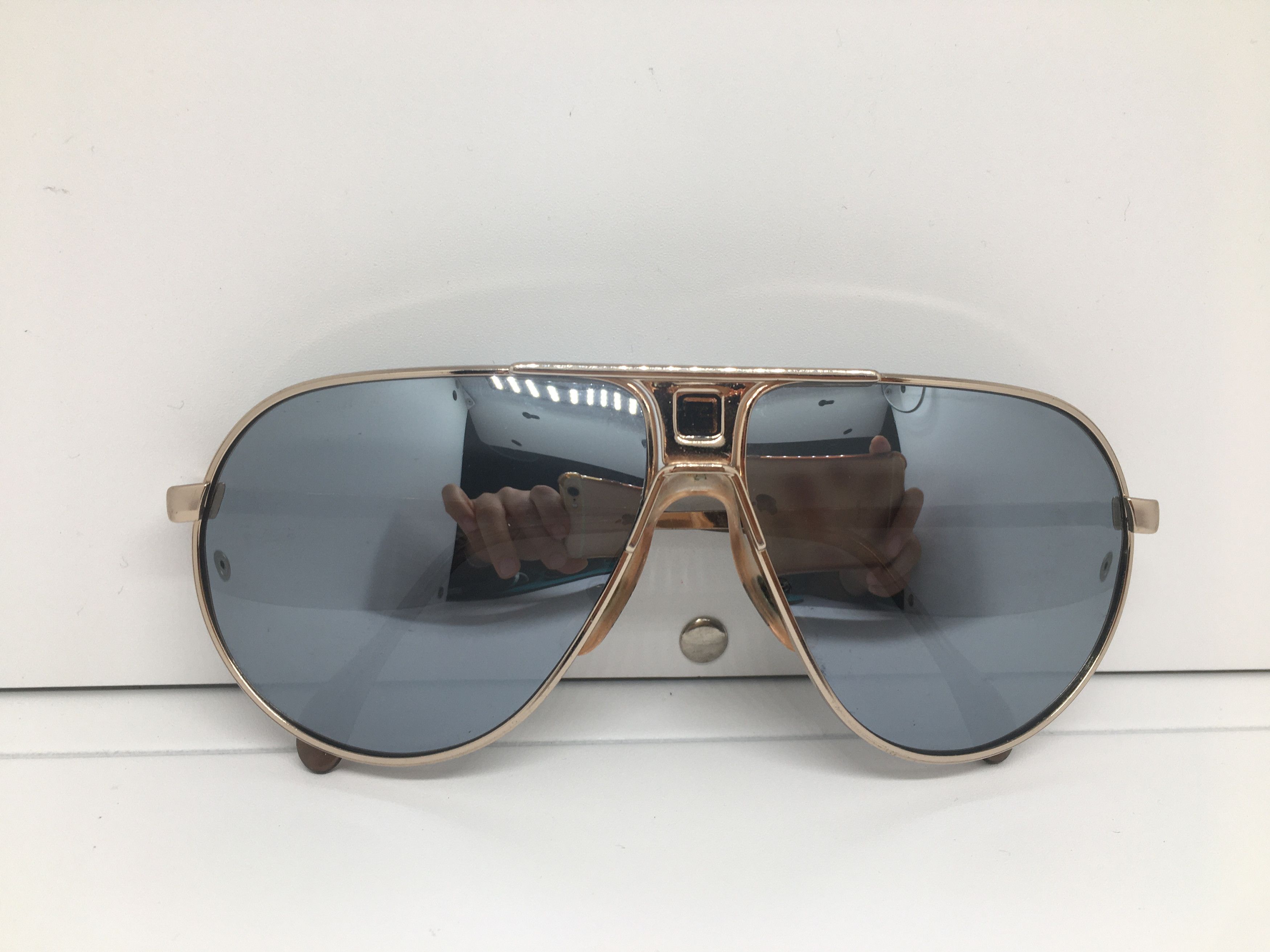 Vintage Vintage Pierre Balmain Paris 1502 Aviator Sunglasses Frame Size ONE SIZE - 8 Thumbnail