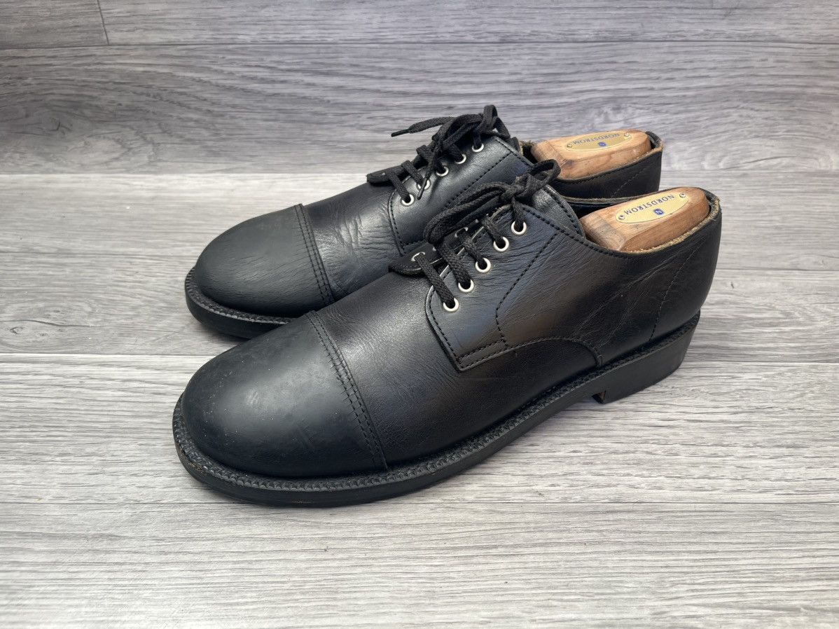 Comme des Garcons Commes des garcon rubber toe black leather derby shoes Size US 10 / EU 43 - 1 Thumbnail