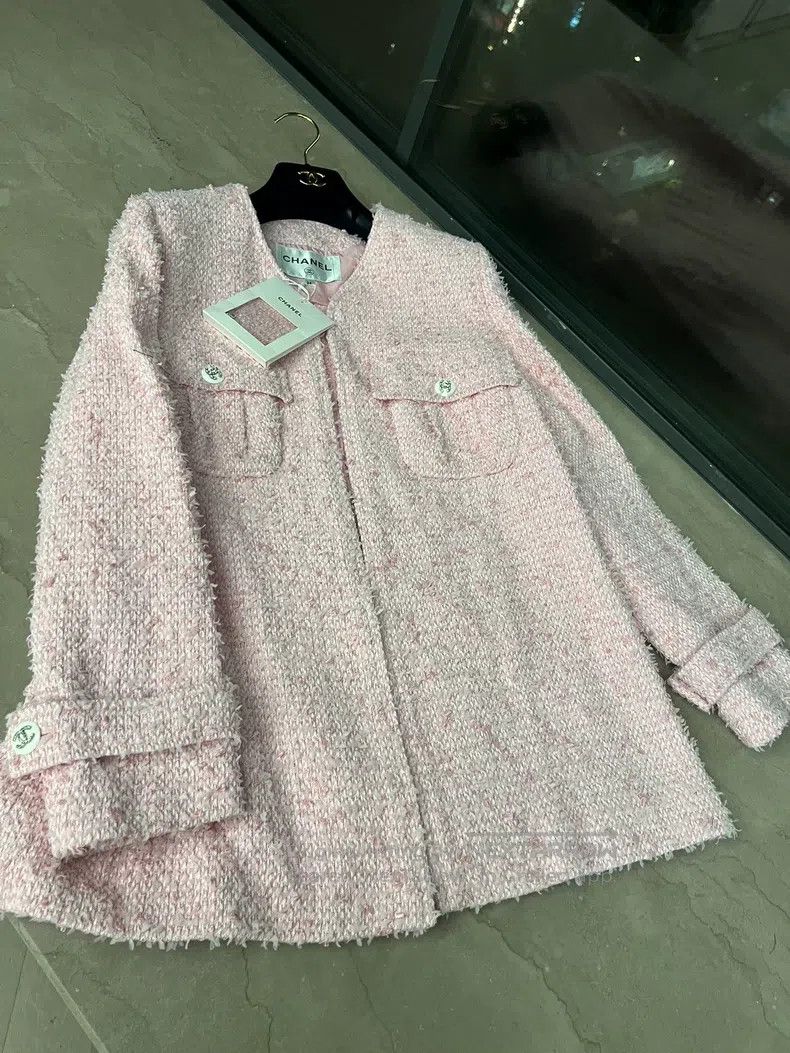 Chanel Chanel 21c cherry blossom pink jacket Size XXS / US 00 / IT 34 - 1 Thumbnail