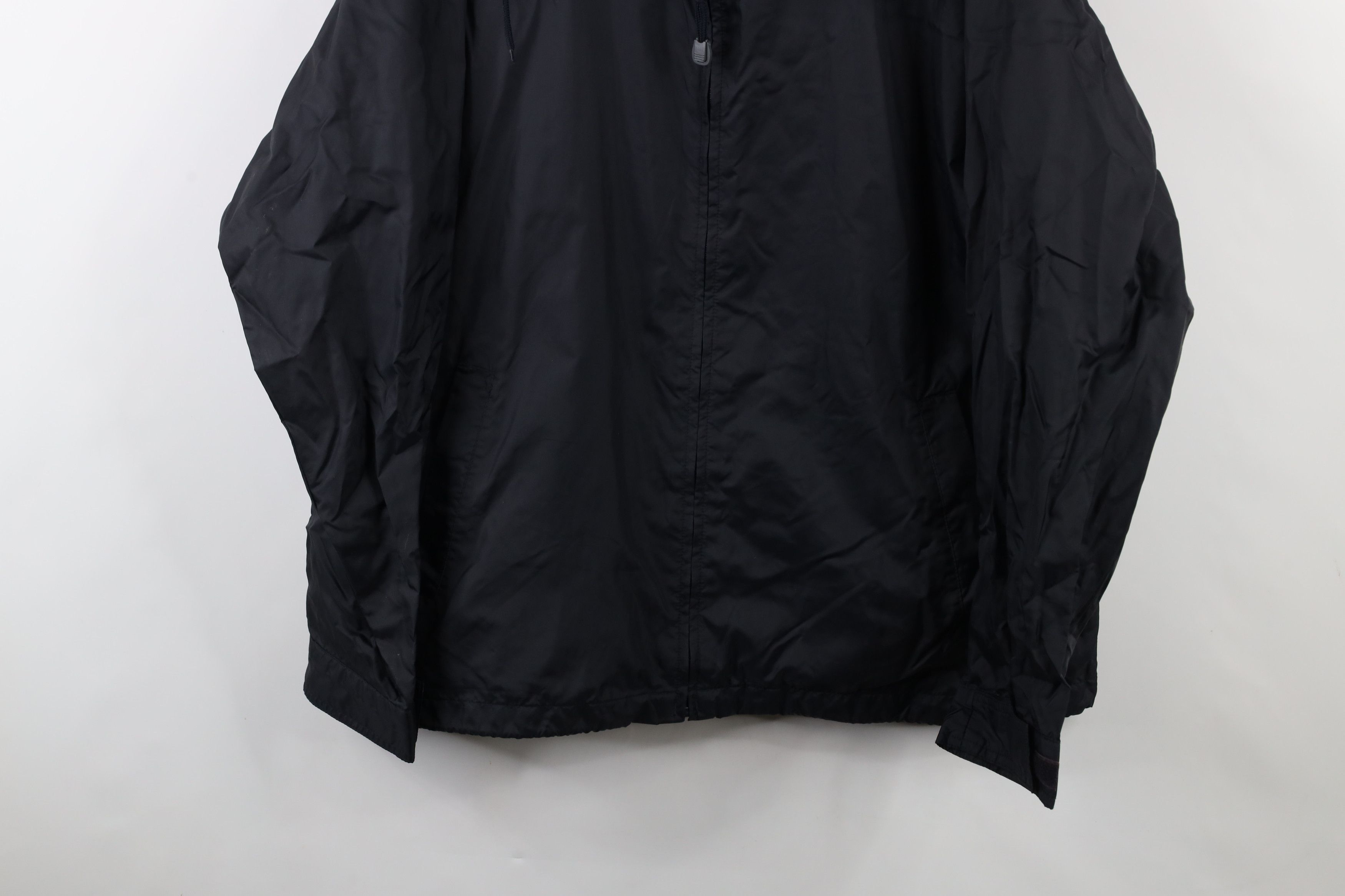 Lands' End × Vintage Vintage 90s Lands End Hooded Windbreaker Rain Jacket Navy Size US XL / EU 56 / 4 - 3 Thumbnail