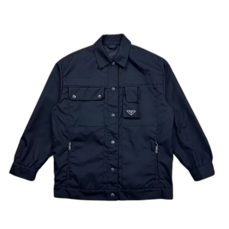 Prada Prada Multi-Pocket Triangle Nylon Jacket-yf Size US M / EU 48-50 / 2 - 1 Thumbnail