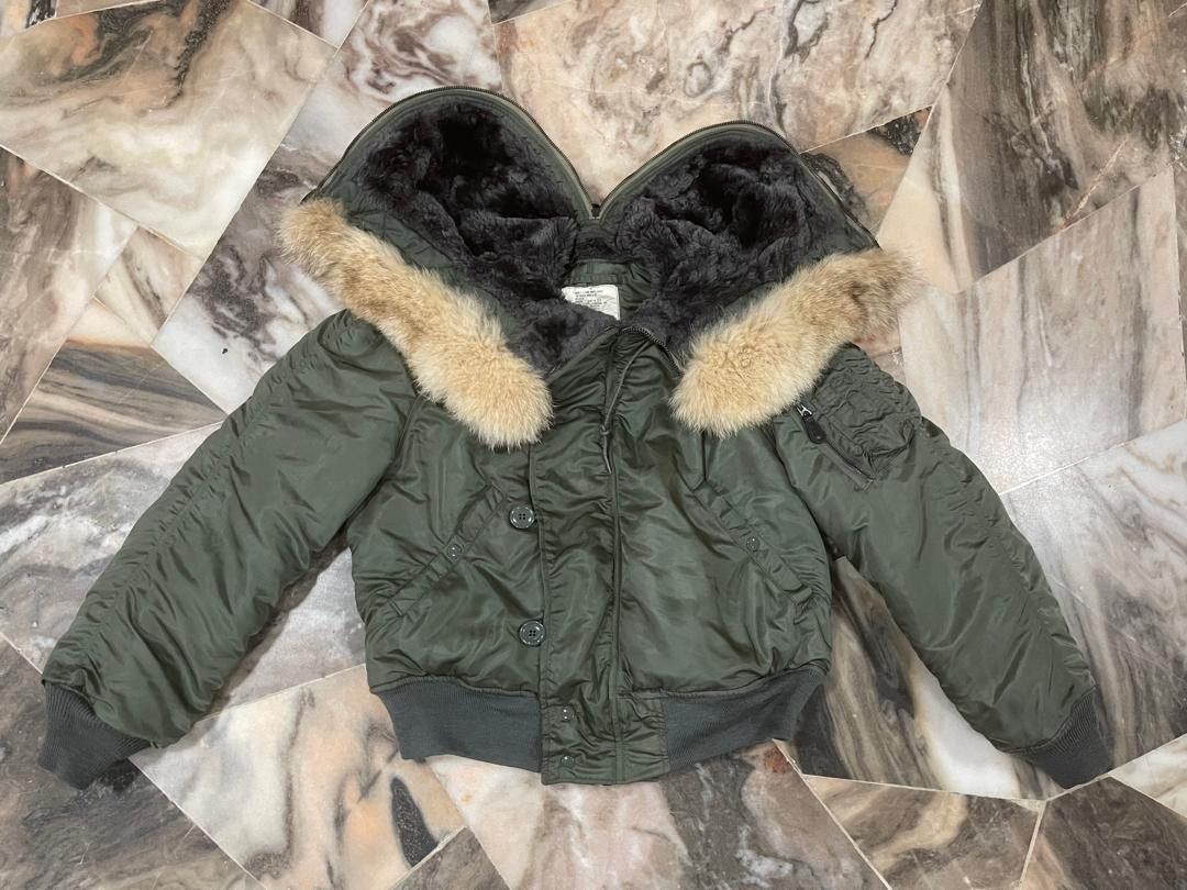 Alpha Industries Vintage 70s US Army N-2B Flying Jacket Size US M / EU 48-50 / 2 - 2 Thumbnail