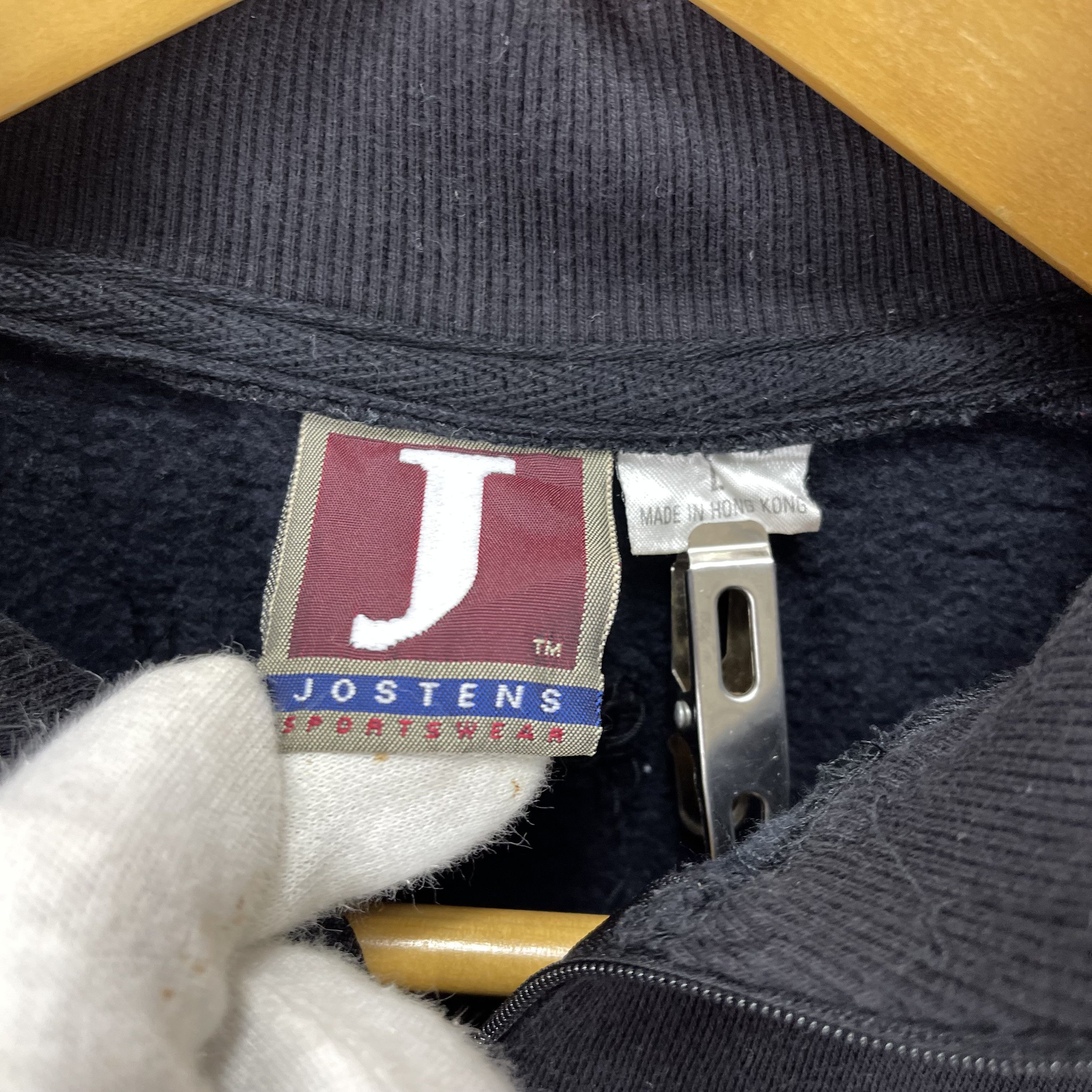 Vintage 90s Vintage PORTLAND BLAZERS Zipper Sweatshirt #1703/06 Size US L / EU 52-54 / 3 - 10 Thumbnail