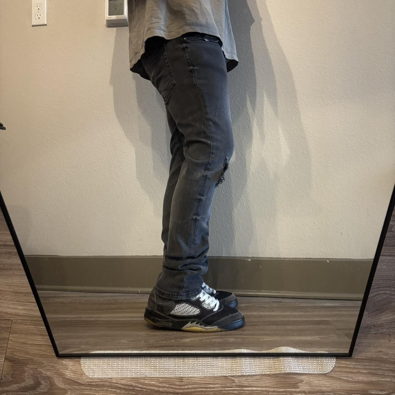 Vintage Crazy Vintage Y2K/20000s Grunge Faded Distressed Skinny Denim Jeans! 29x29 Size US 29 - 2 Thumbnail