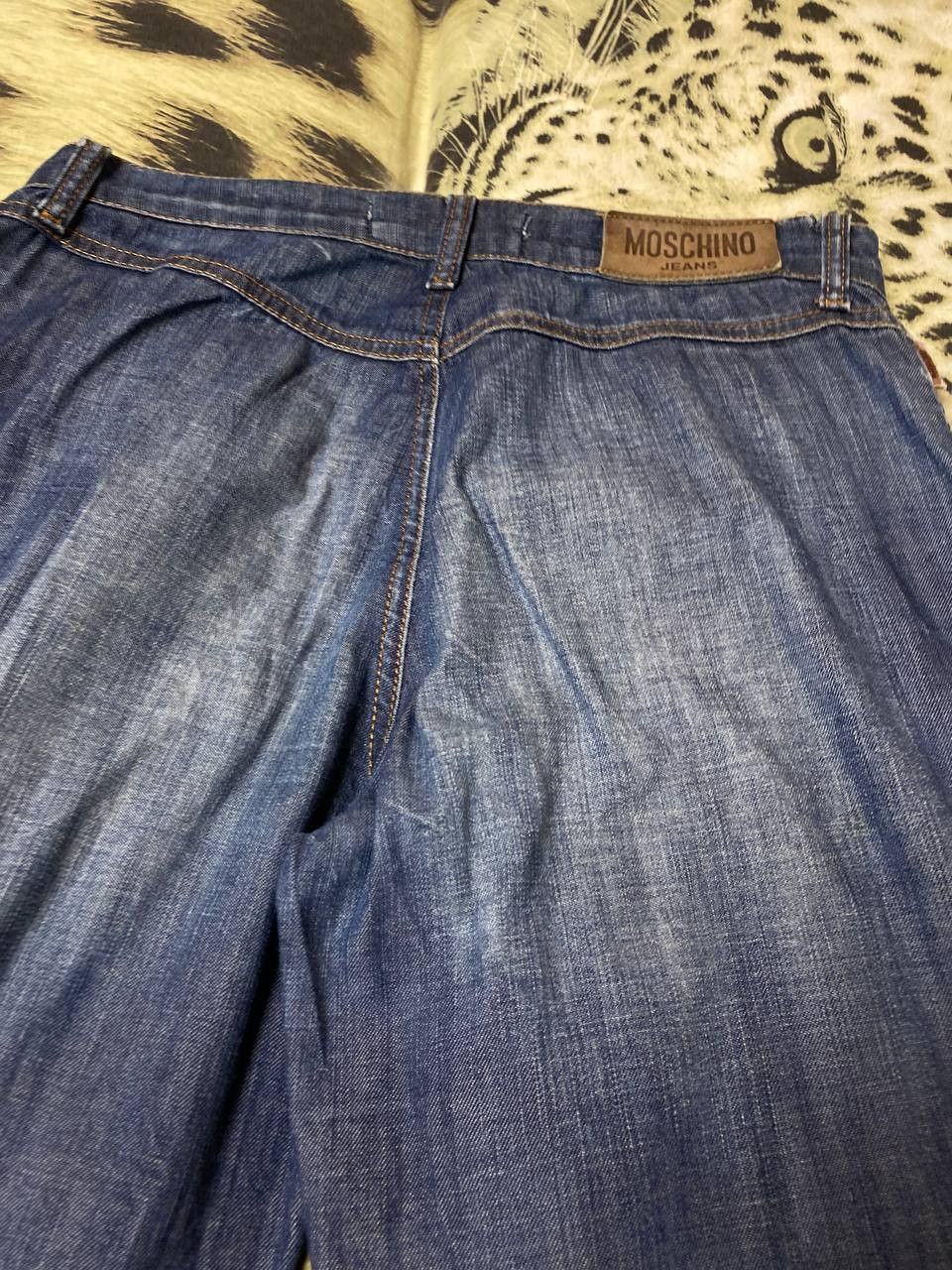 Moschino Y2K Distressed Jeans Moschino logo vintage streetwear Size US 29 - 18 Thumbnail