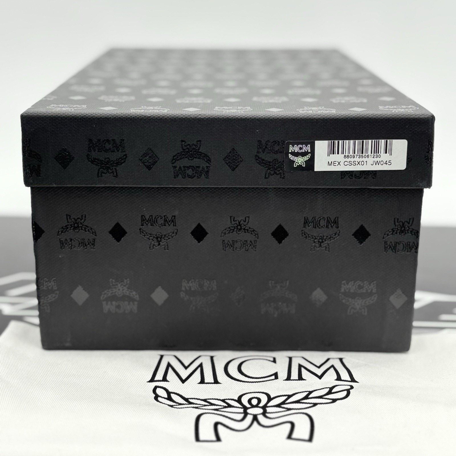 MCM MCM Monogram Print Slides ' Black Splash Green ' | NEW! Size US 12 / EU 45 - 14 Thumbnail