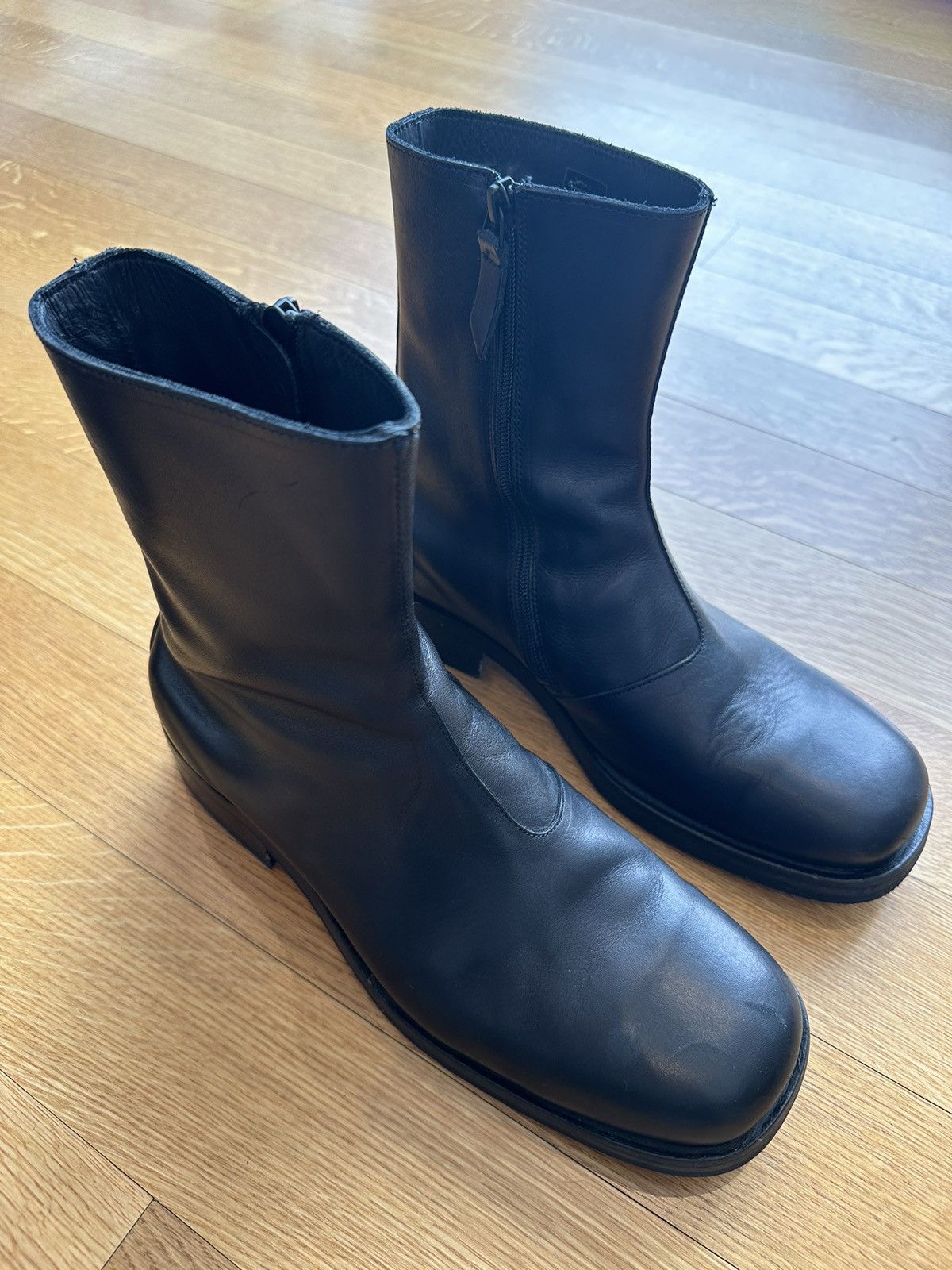 Our Legacy OUR LEGACY Camion leather ankle boots black Size US 11 / EU 44 - 9 Thumbnail