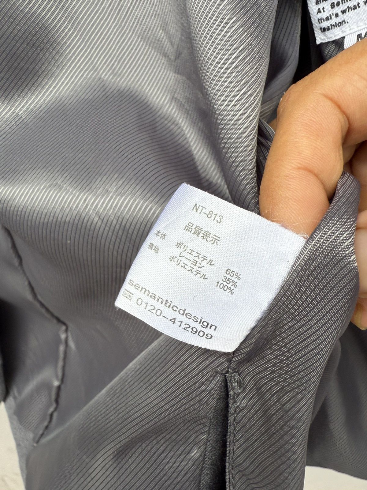 Japanese Brand × Seditionaries Semantic Design Rugged Style Multi Zipped Blazer Size M / US 6-8 / IT 42-44 - 11 Thumbnail