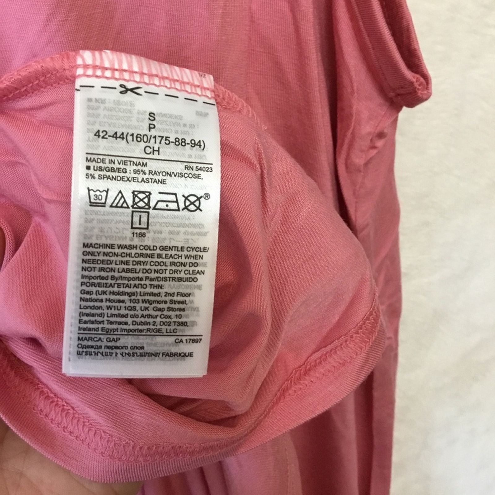 Gap GAP Factory Pink Sleeveless Swing Dress Size S / US 4 / IT 40 - 10 Thumbnail