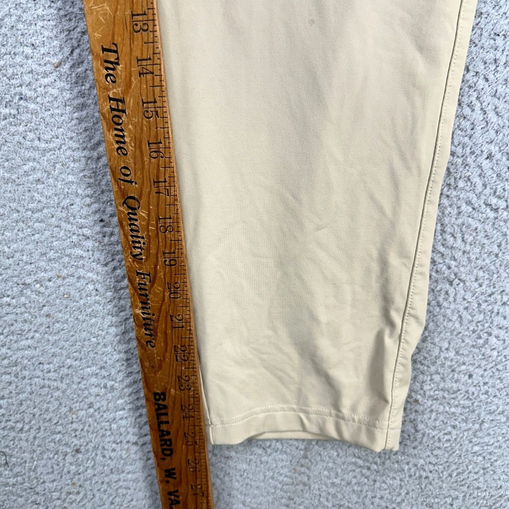 Vintage Public Rec Pants Pull On Mens 34X28 Beige Stretch Waistband Drawstring Pocket Pants Size US 34 / EU 50 - 7 Thumbnail