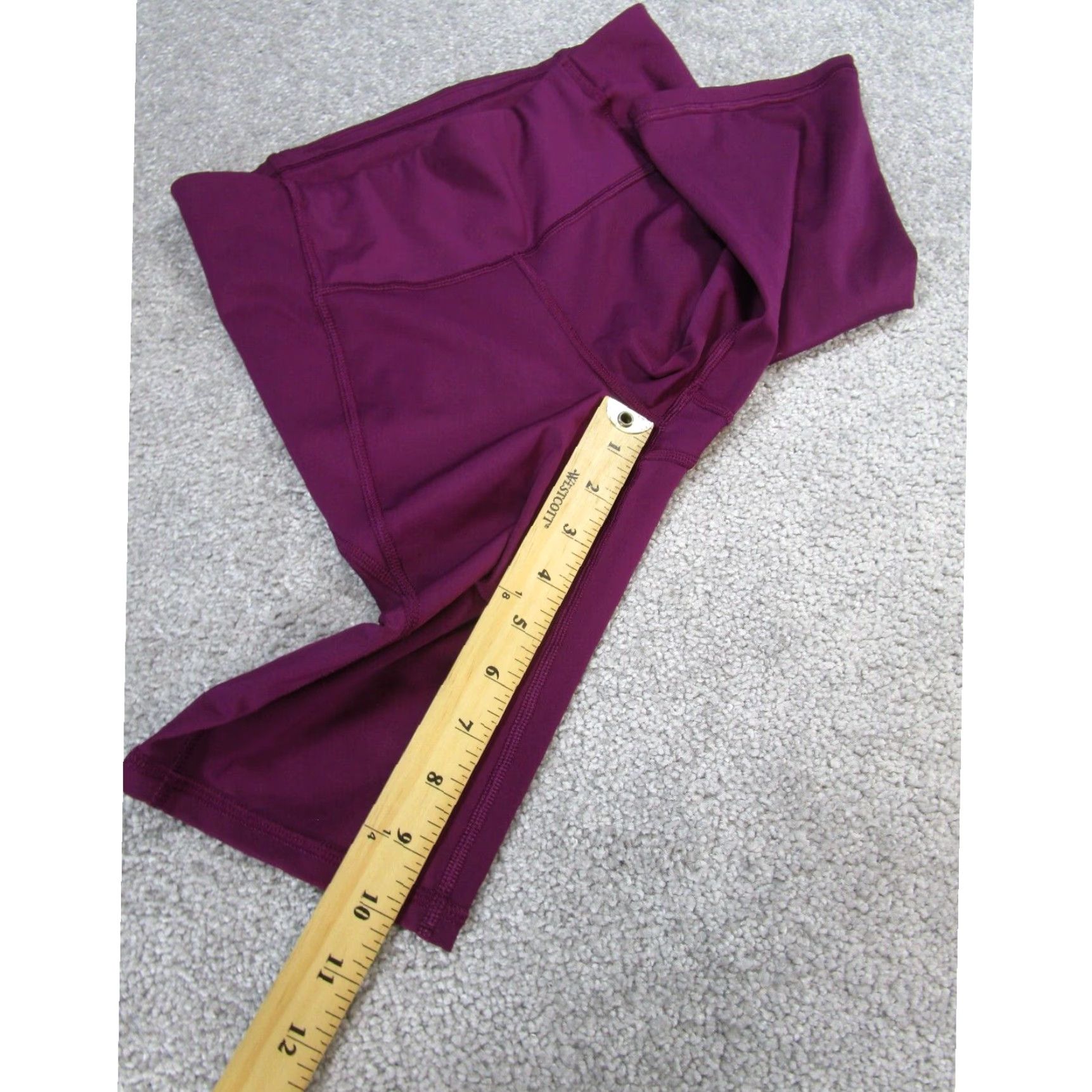 Athleta Athleta Womens XS Velocity 10" Extra Large XL Purple Compression Running Shorts Size 26" / US 2 / IT 38 - 3 Thumbnail