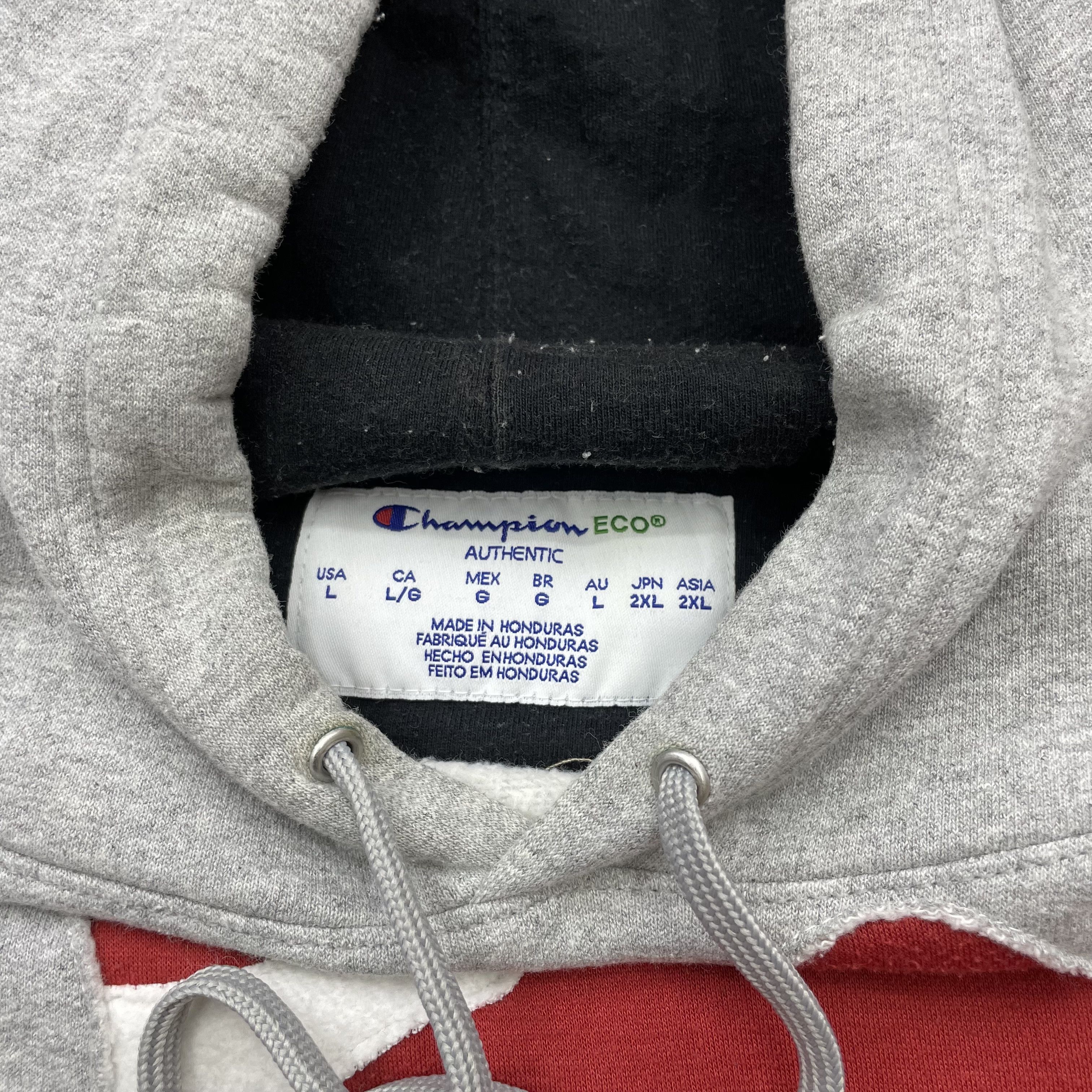 Vintage Custom Reworked Champion Skeleton Heart Patchwork Hoodie Size US L / EU 52-54 / 3 - 3 Thumbnail