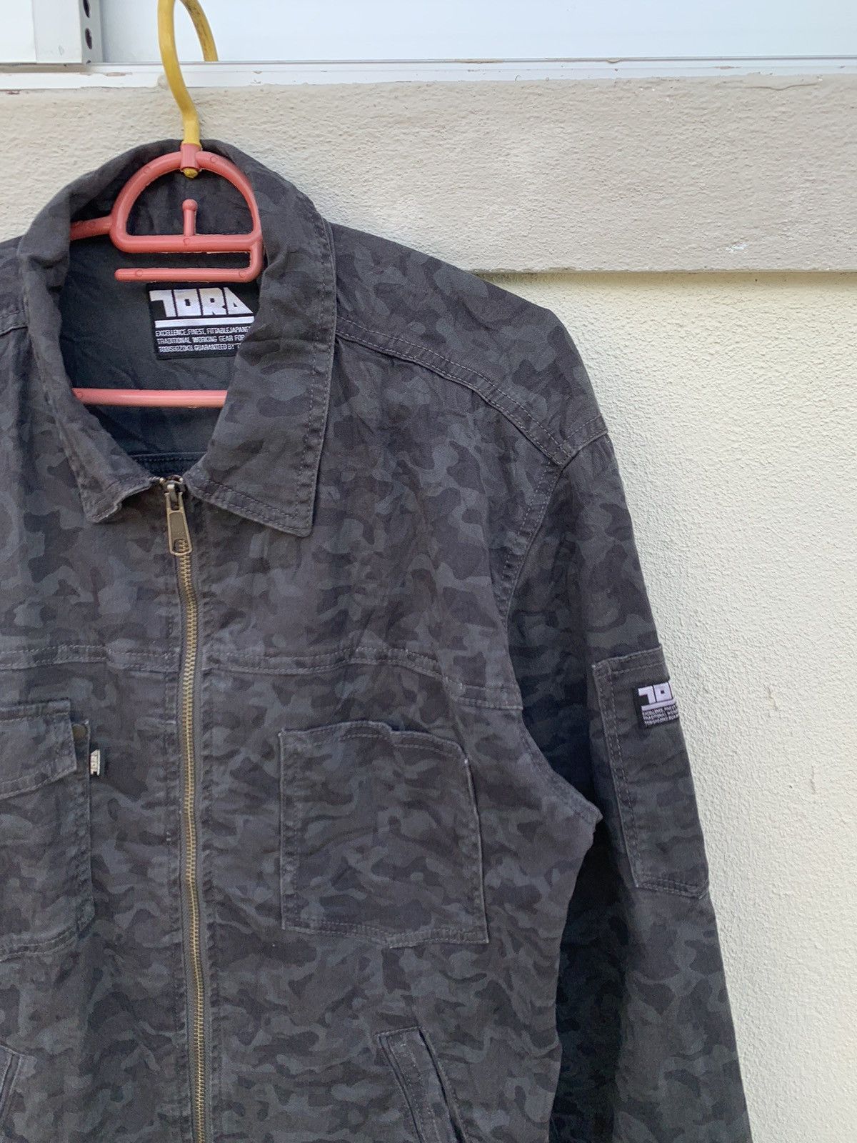 Japanese Brand TORA CAMO JAPANESE TRADITIONAL WORKWEAR JACKET Size US L / EU 52-54 / 3 - 2 Thumbnail