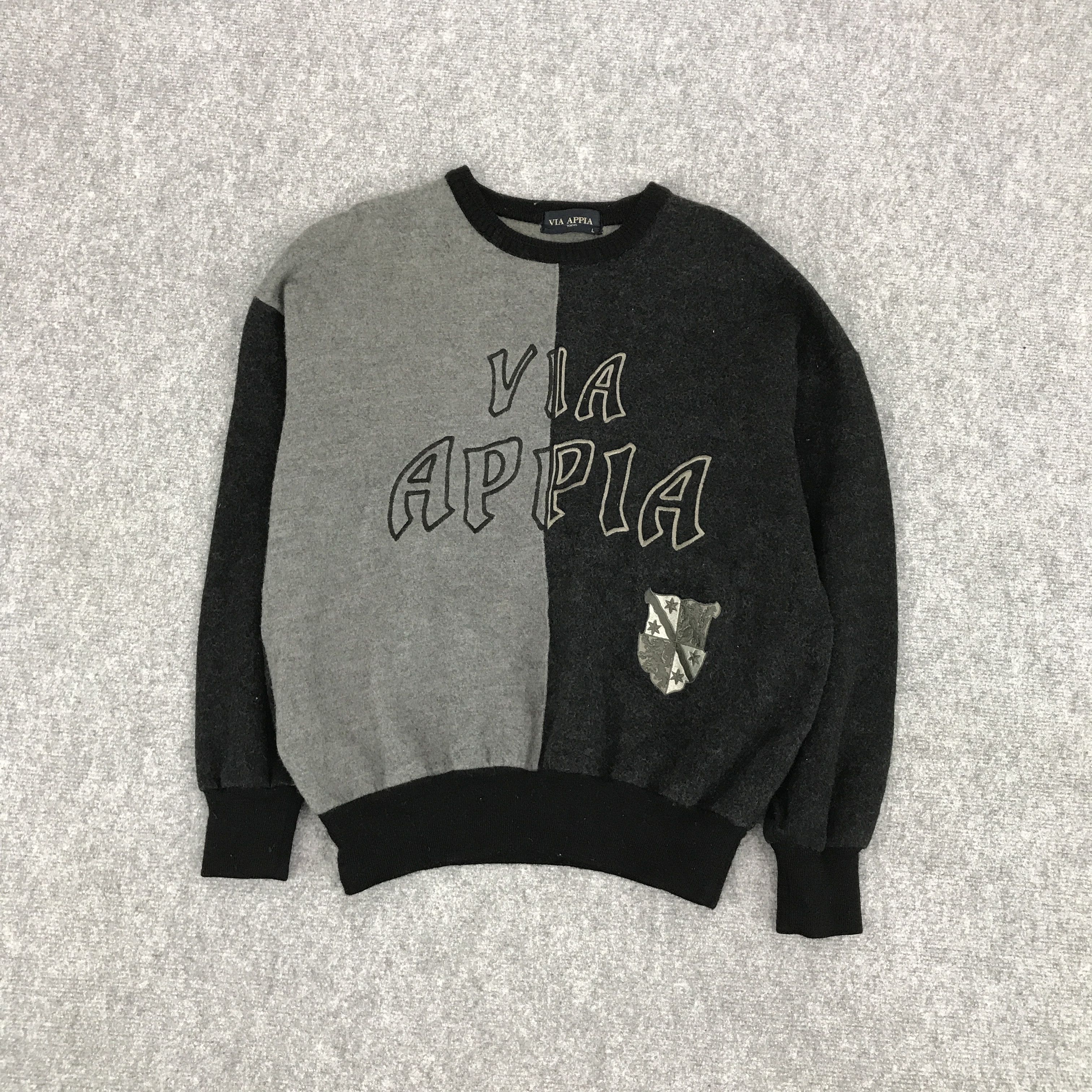 Japanese Brand VIA APPIA TOKYO WOOL SWEATSHIRTS Size US L / EU 52-54 / 3 - 1 Thumbnail