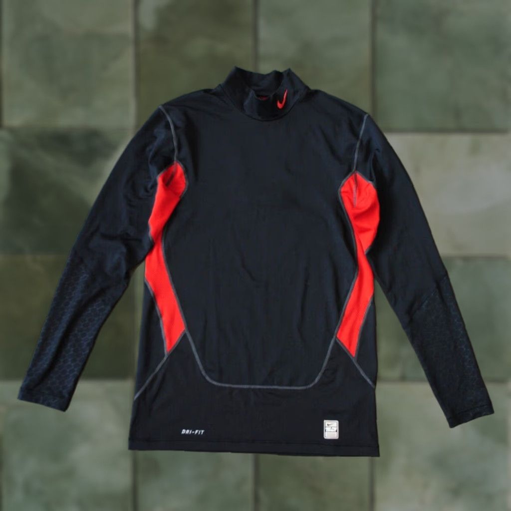 Nike Nike Pro Combat Mens Shirt Compression Jersey Longsleeve Sport Gym XL Adult Multicolor Shortlist Size US XL / EU 56 / 4 - 1 Thumbnail