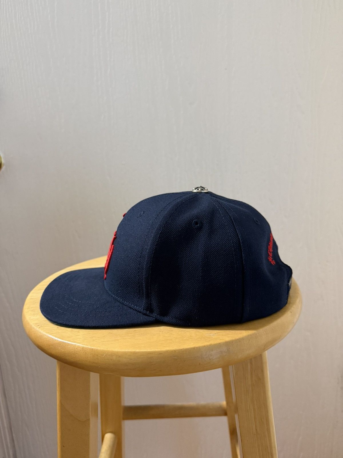 Chrome Hearts Chrome Hearts Baseball Cap Navy Size ONE SIZE - 3 Thumbnail