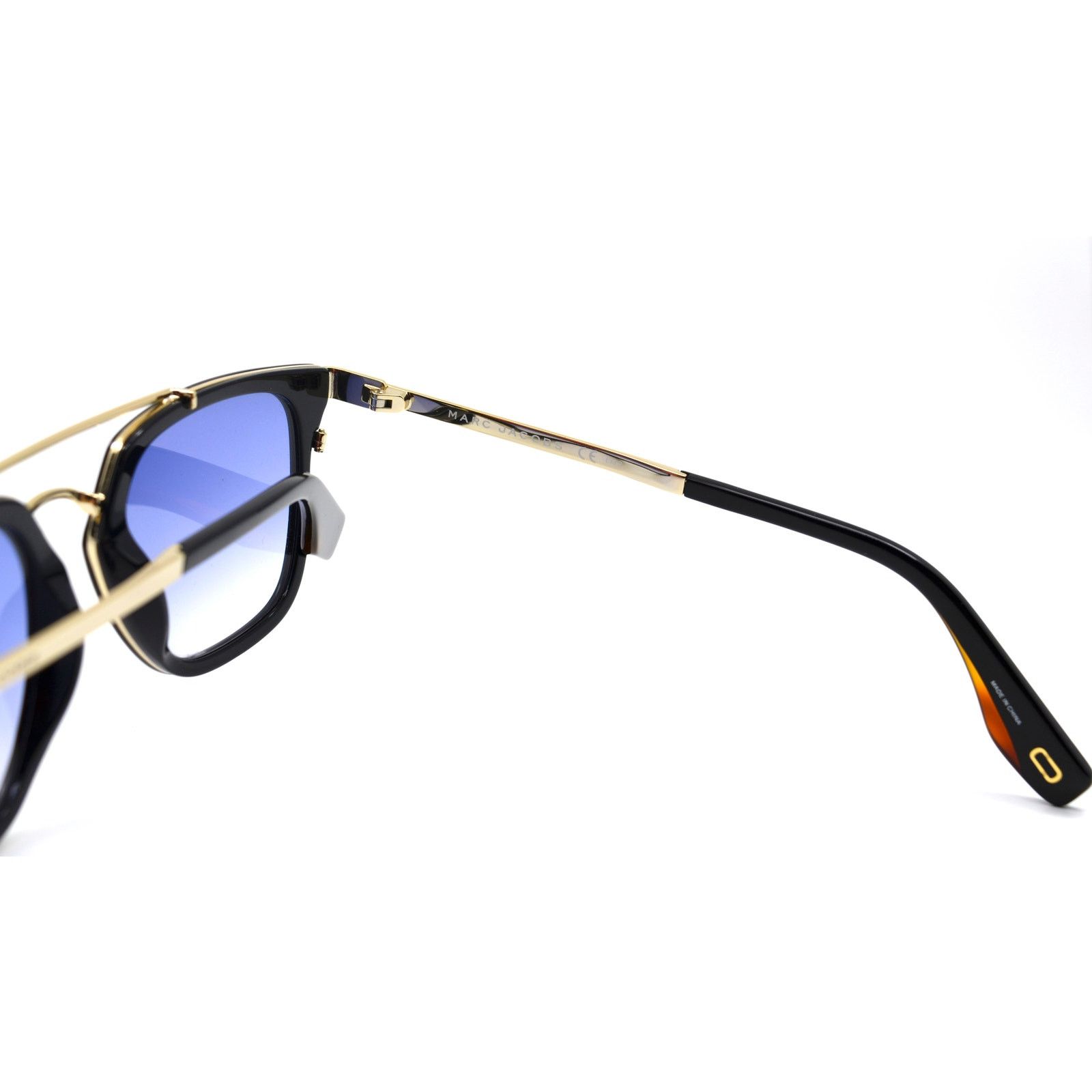 Marc Jacobs NEW MARC JACOBS MJ270/S BLACK/GOLD BLUE GRADIENT SUNGLASSES Size ONE SIZE - 10 Thumbnail