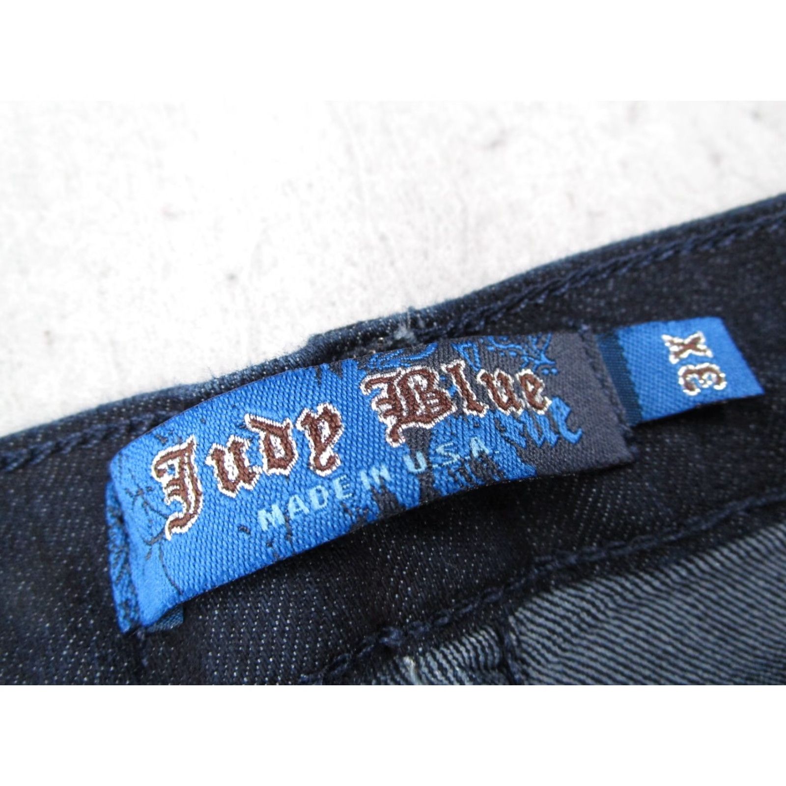 Denime Judy Blue Jeans Women 3XL XXXL Blue Mid Rise Embroidered Denim Stretch 37x32 Jeans Size 40" / US 18 - 3 Thumbnail