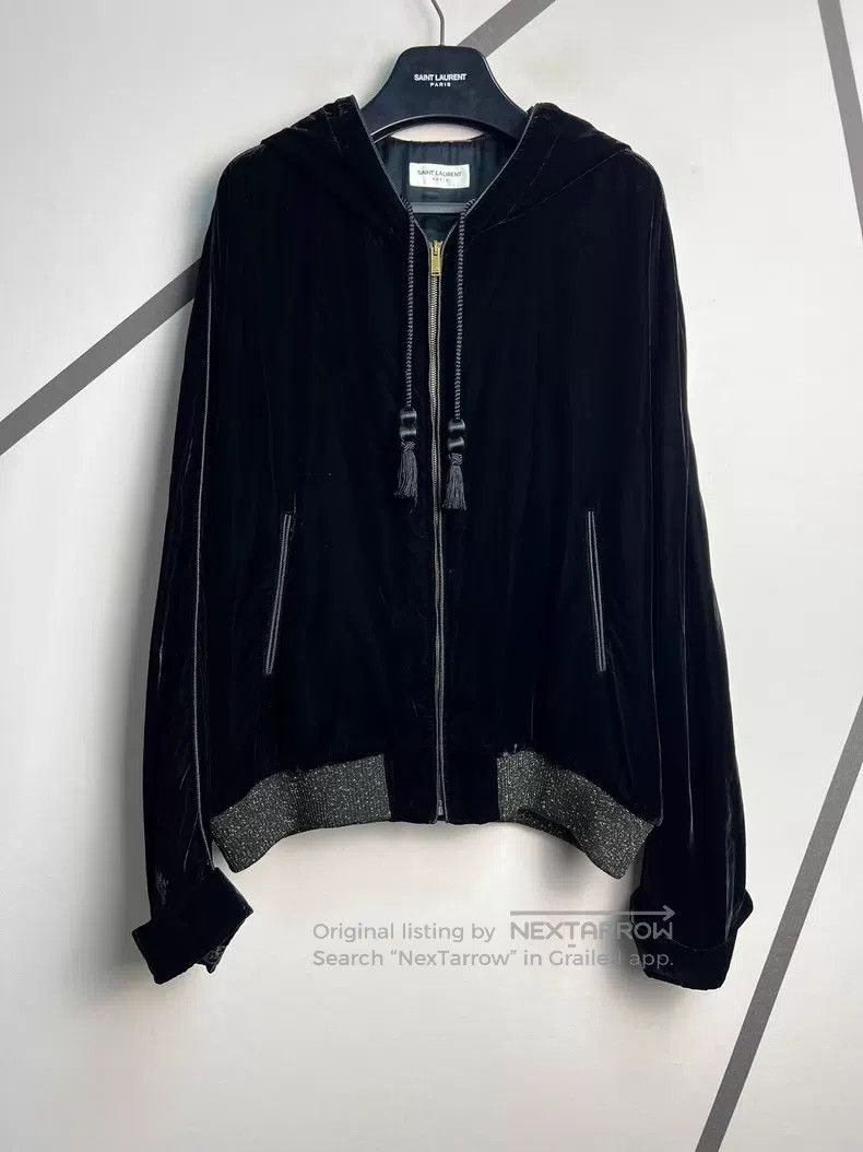 Saint Laurent Paris Saint Laurent Paris Wizard Hooded Velvet Jacket Size US L / EU 52-54 / 3 - 1 Thumbnail