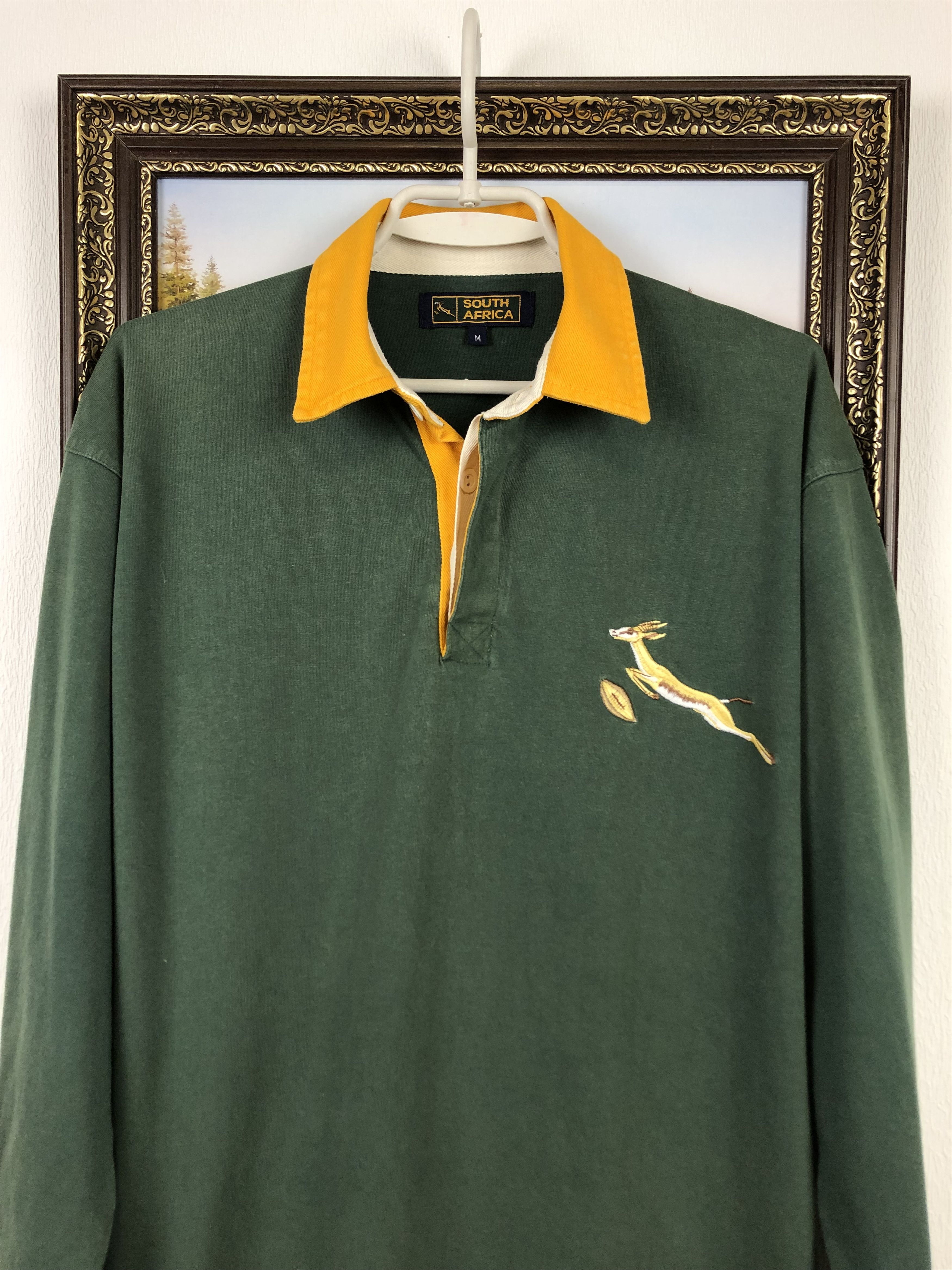 Other Vintage South Africa Rugby Union Jersey Long Sleeve Hype Size US M / EU 48-50 / 2 - 2 Thumbnail