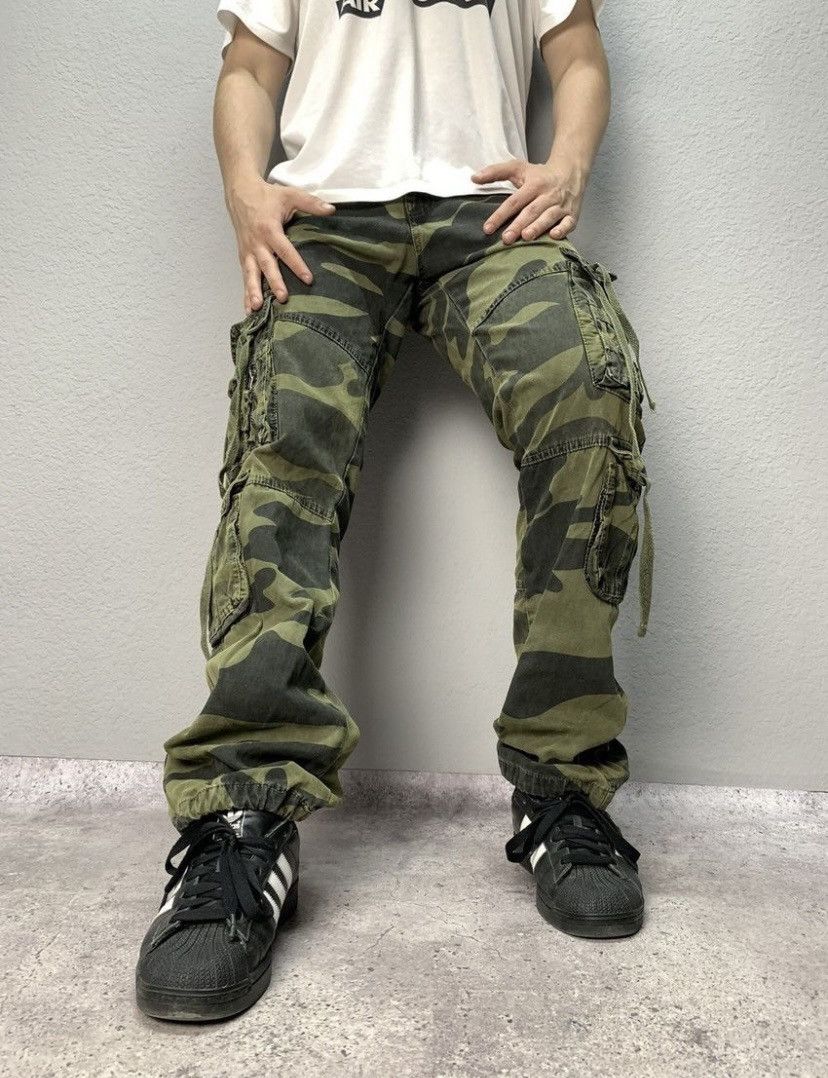 Japanese Brand Junya Watanabe Balenciaga Style Bondage Cargo Pants Vintage Size US 32 / EU 48 - 5 Thumbnail